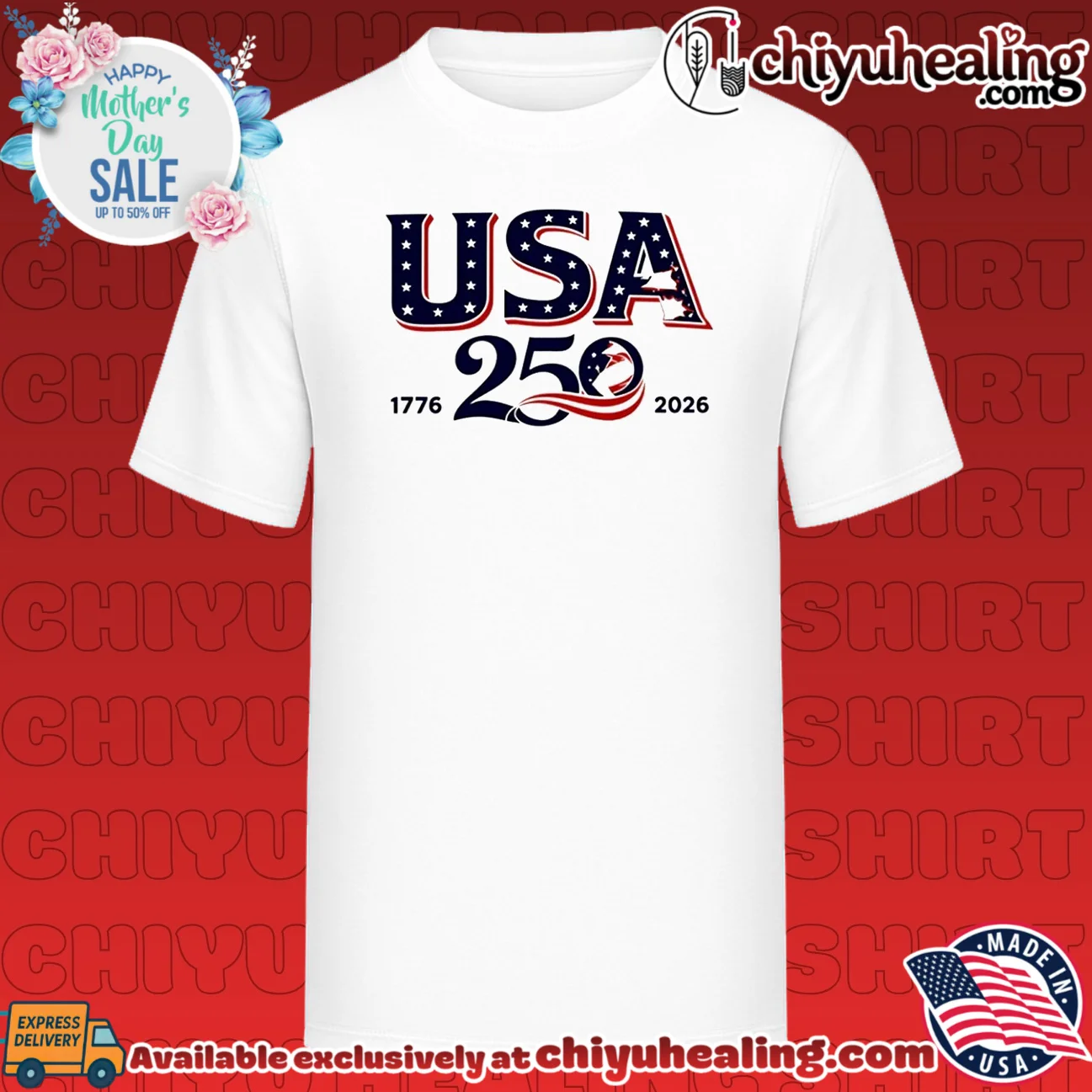 USA 250 Semiquincentennial 1776-2026 United States 250th Anniversary shirt & hoodie