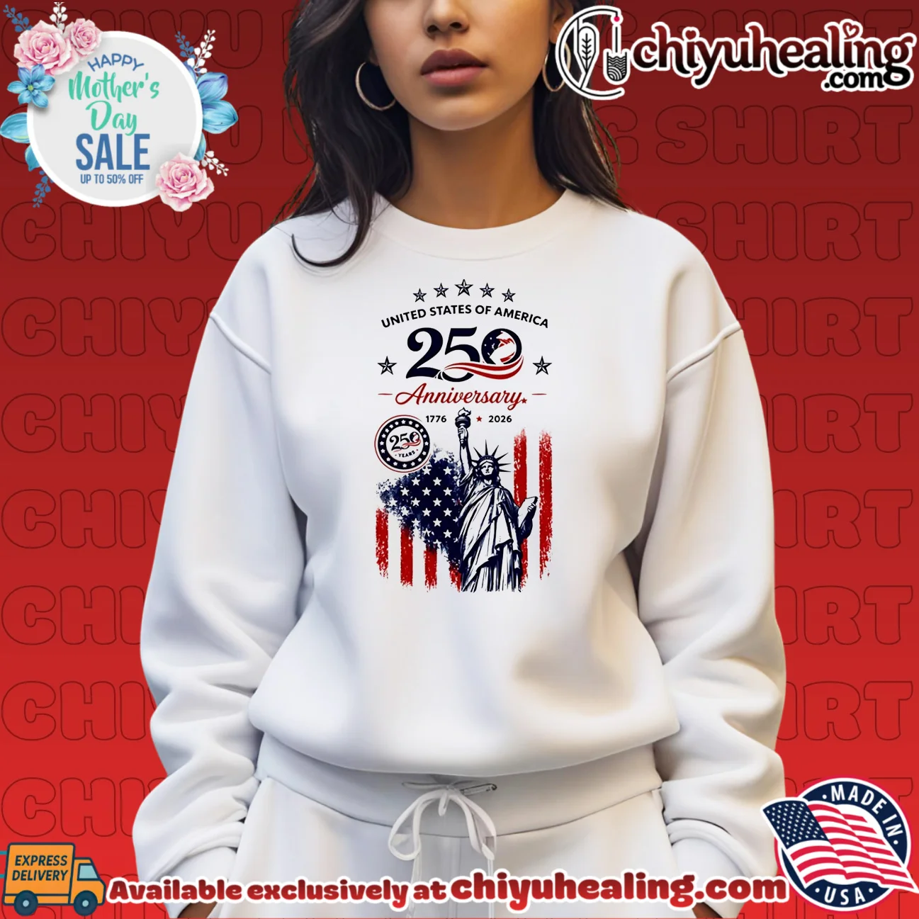 USA of America 250th Anniversary 1776-2026 Statue of Liberty shirt & hoodie USA of America 250th Anniversary 1776-2026 Statue of Liberty shirt & hoodie