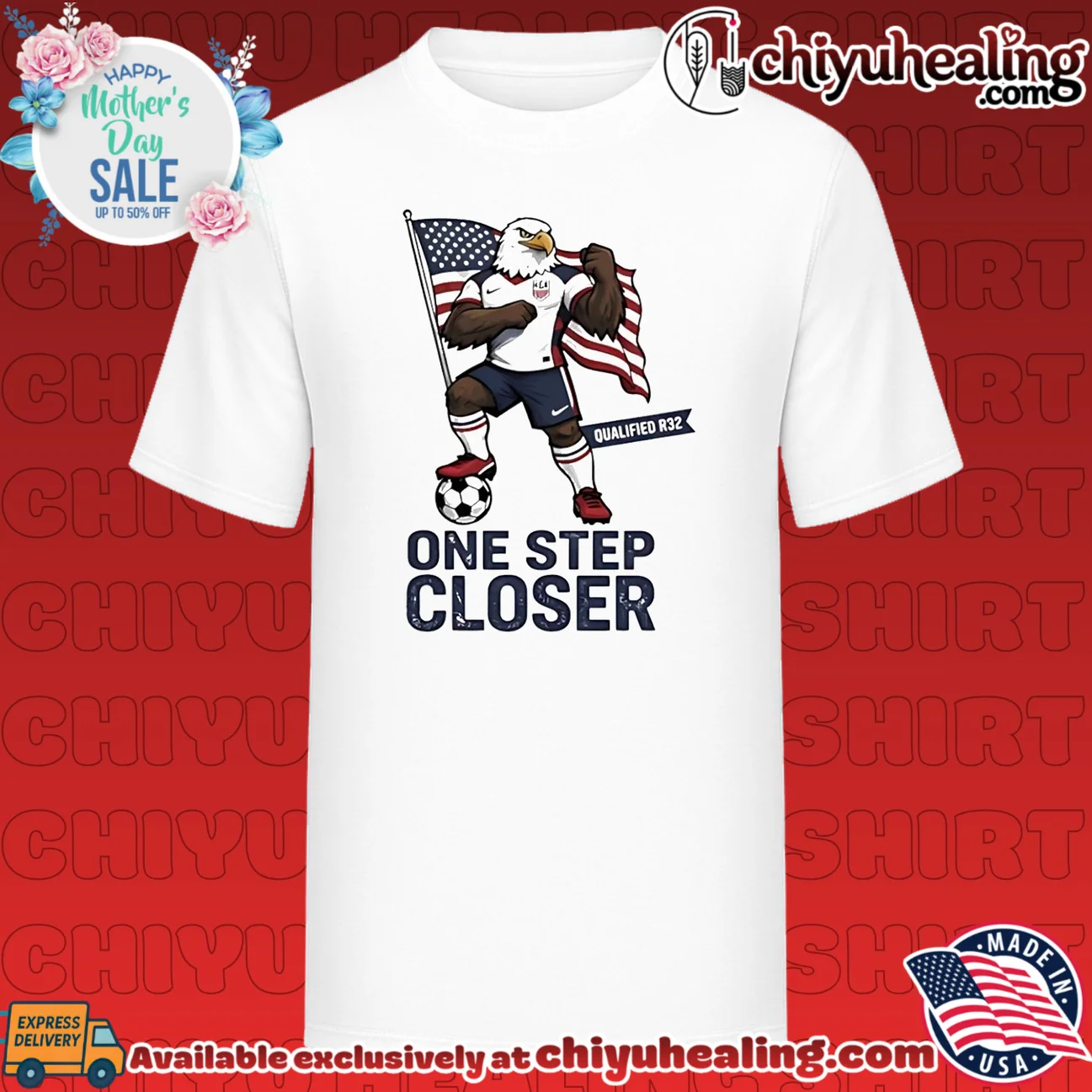 USA World Cup 2026 qualified round of 32 one step closer mascot shirt & hoodie