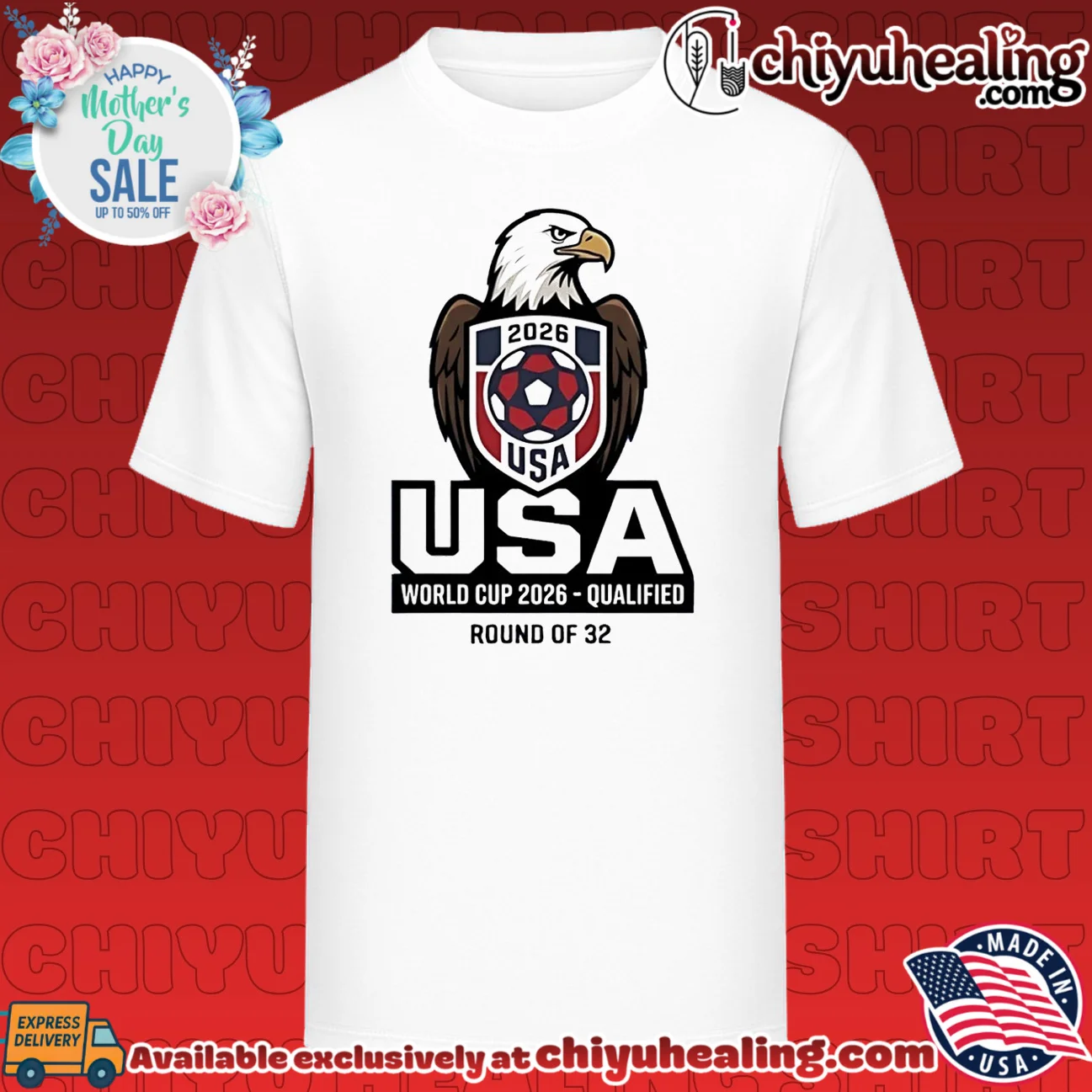 USA World Cup 2026 qualified round of 32 shirt & hoodie