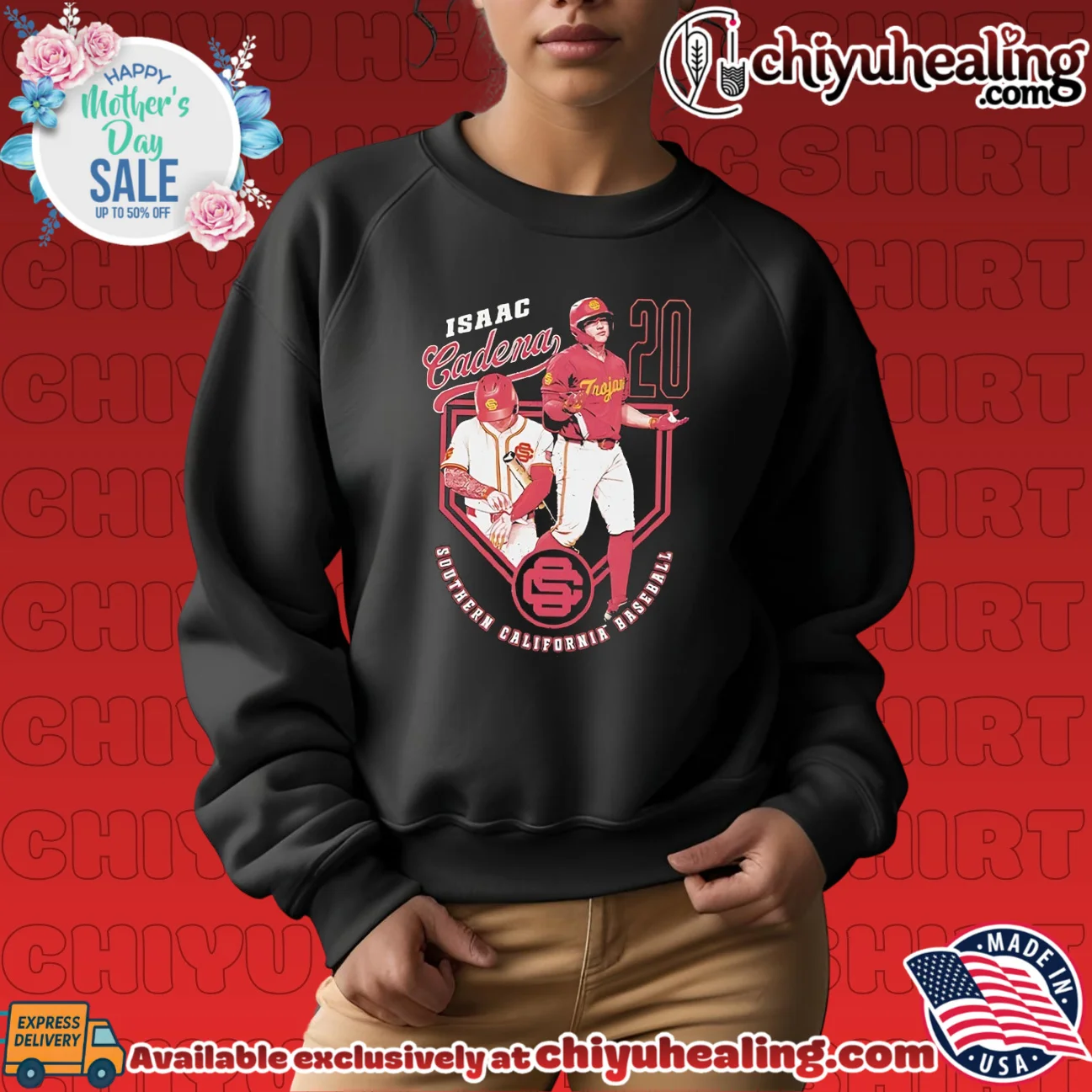 USC Trojans Isaac Cadena vintage statement shirt & hoodie | Iconic Look USC Trojans Isaac Cadena vintage