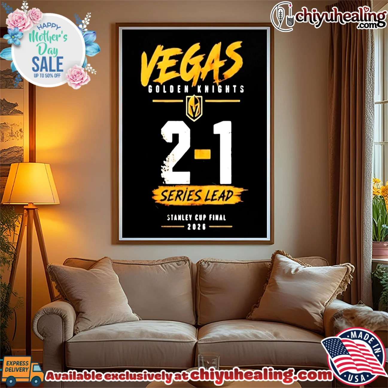 Vegas Golden Knights 2 1 Series Lead Stanley Cup shirt masterpiece shirt & hoodie | Collector Series Vegas Golden Knights 2 1 Series Lead Stanley Cup shirt