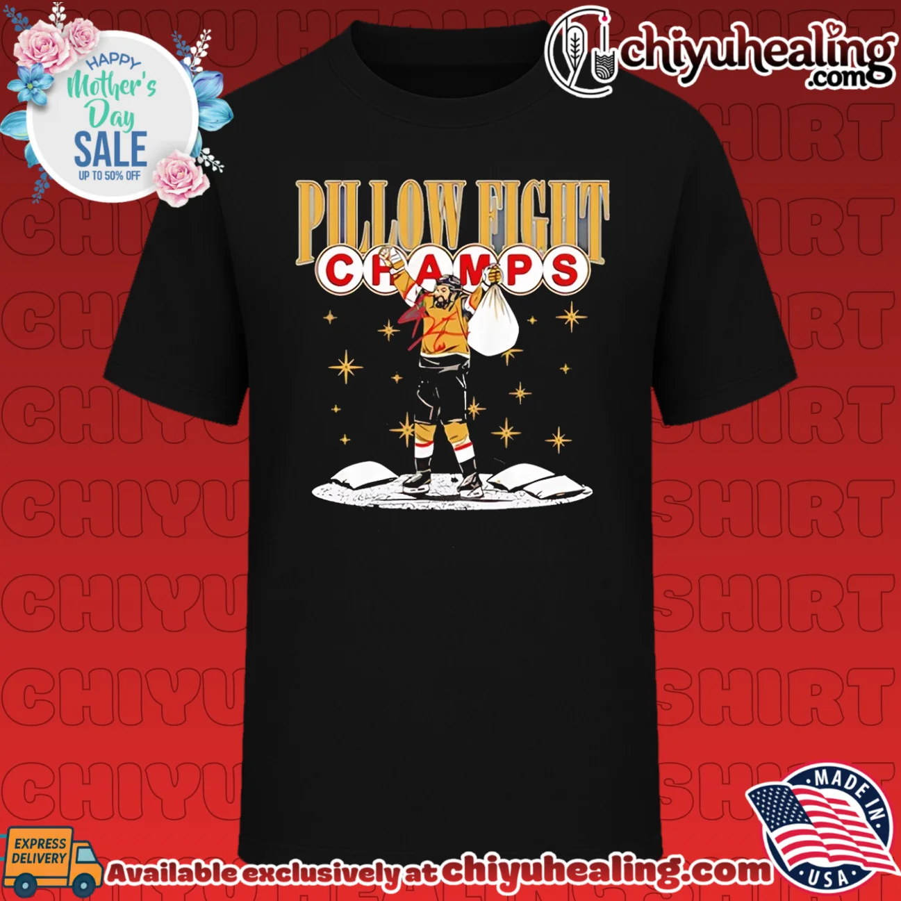 Vegas Golden Knights pillow fight 2026 Stanley Cup Champions vintage shirt & hoodie