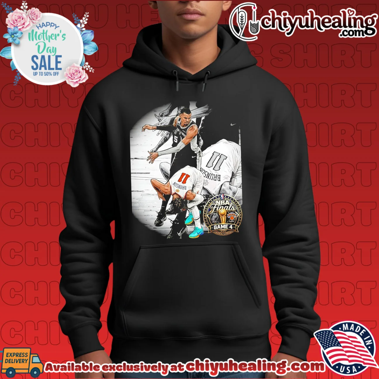 Victor Wembanyama knockout Brunson NBA Finals statement shirt & hoodie | IP Merchandise Victor Wembanyama knockout Brunson NBA Finals statement shirt & hoodie | IP Merchandise