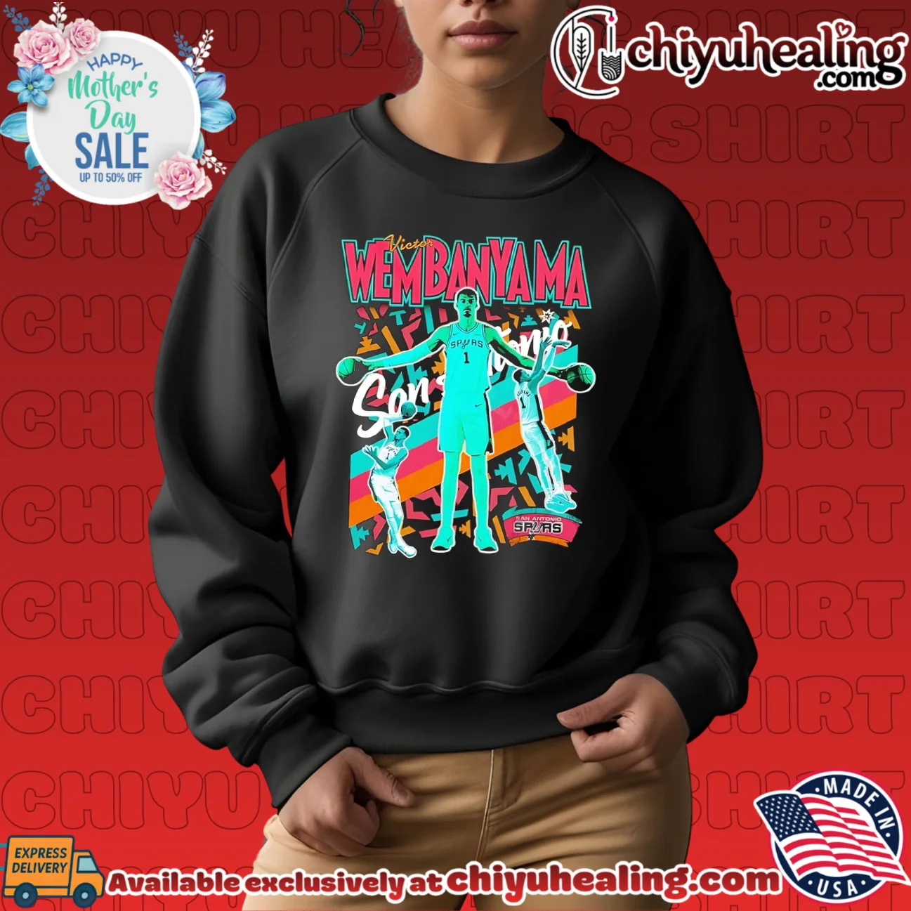 Victor Wembanyama San Antonio Spurs coloful retro style epic shirt & hoodie | Gift Idea 2026 Victor Wembanyama San Antonio Spurs coloful retro style