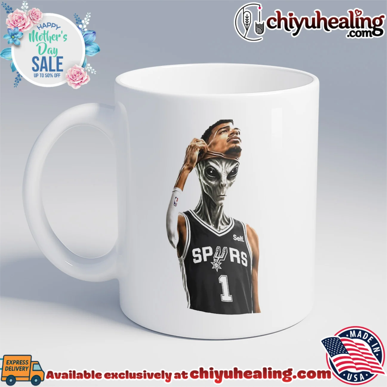 Victor Wembanyama Spurs Face Reveal Alien Takeover custom shirt & hoodie - Ultimate Gift Edition Victor Wembanyama Spurs Face Reveal Alien Takeover