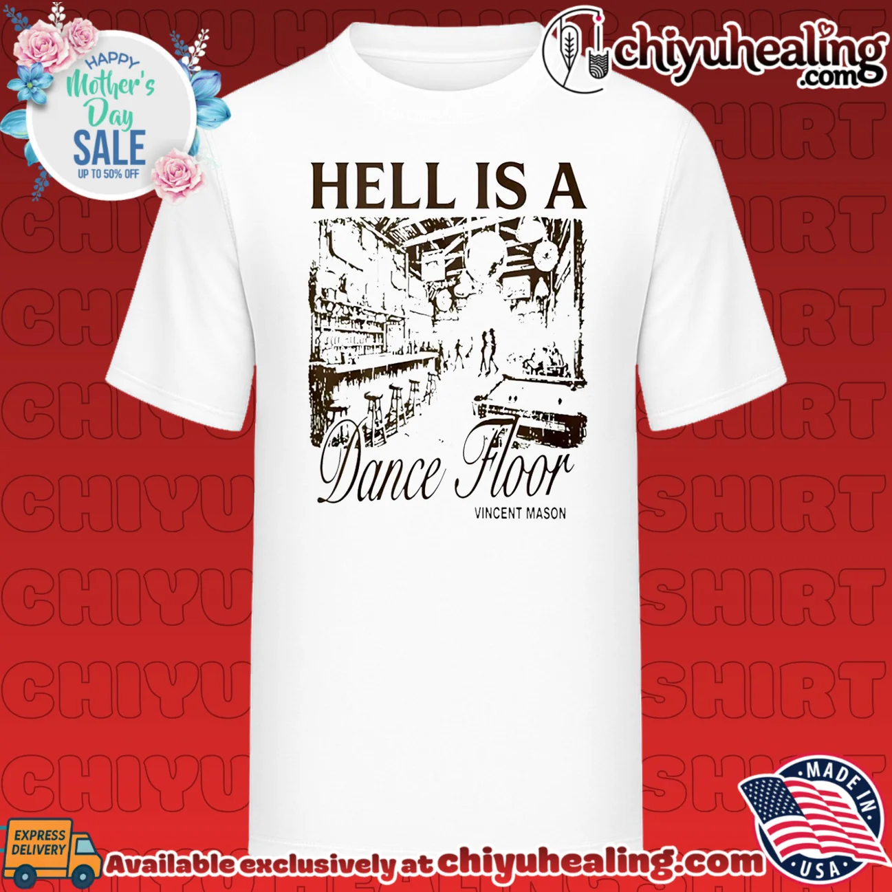 Vincent Mason Hell Is A Dancefloor shirt & hoodie