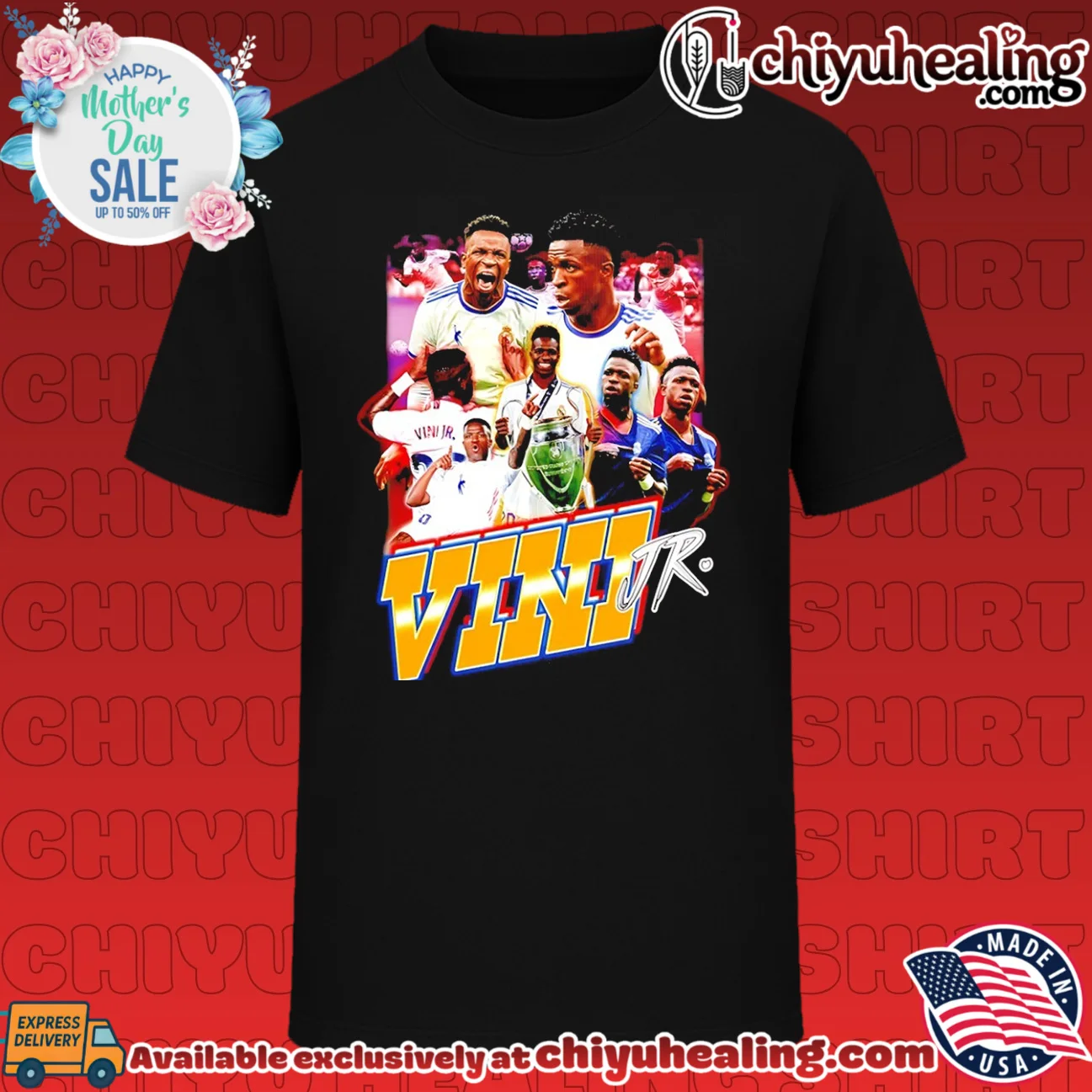 Vini Jr Real Madrid Collage Vinicius Junior graphic shirt & hoodie