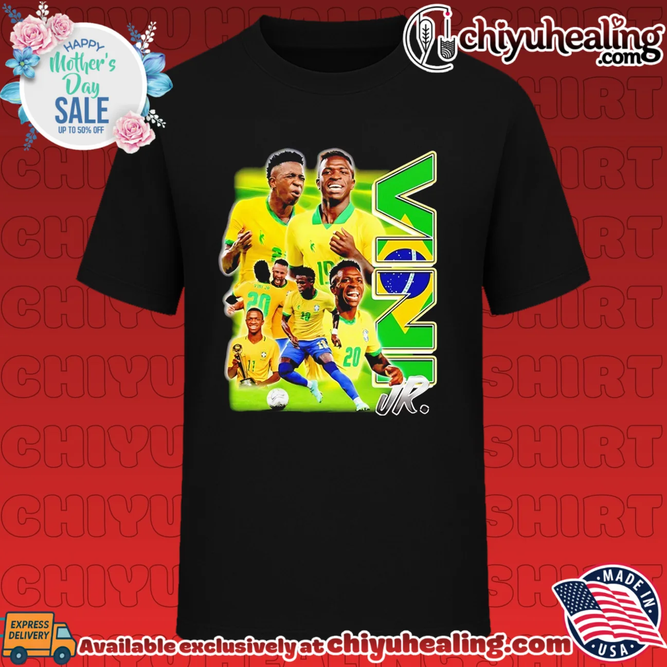 Vinicius Junior Brazil National Football Team Collage