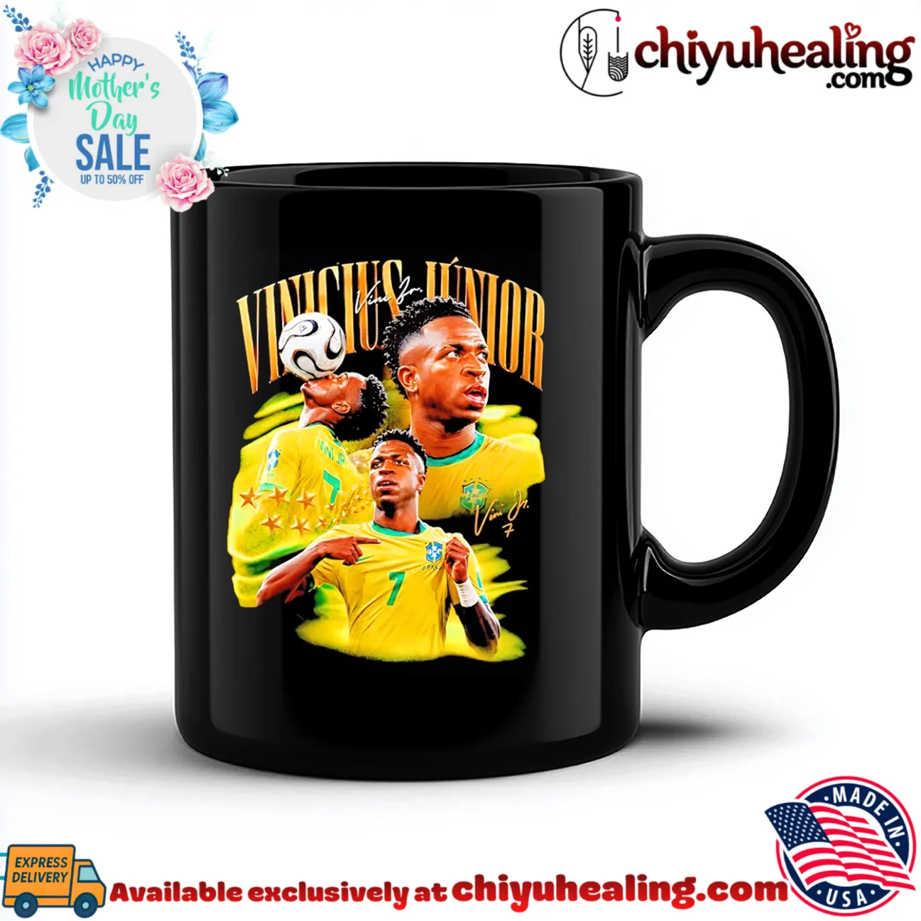 Vinícius Júnior Brazil National Football Team player collage shirt & hoodie Vinícius Júnior Brazil National Football Team player collage shirt & hoodie