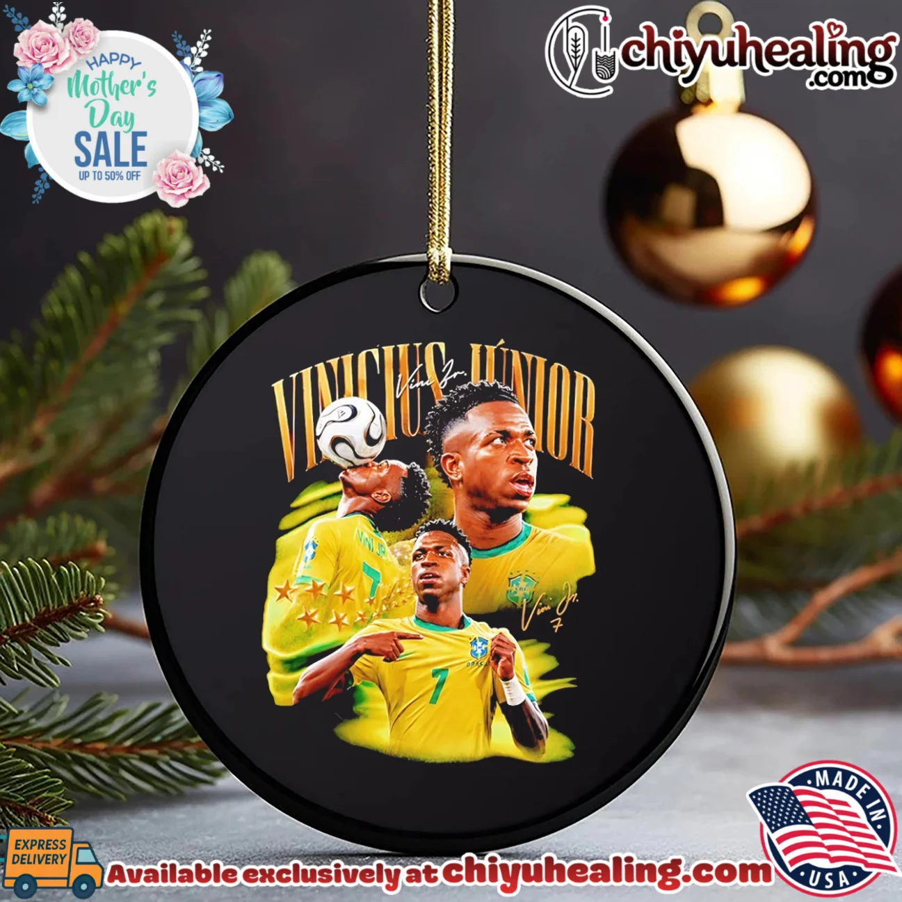 Vinícius Júnior Brazil National Football Team player collage shirt & hoodie Vinícius Júnior Brazil National Football Team player collage shirt & hoodie