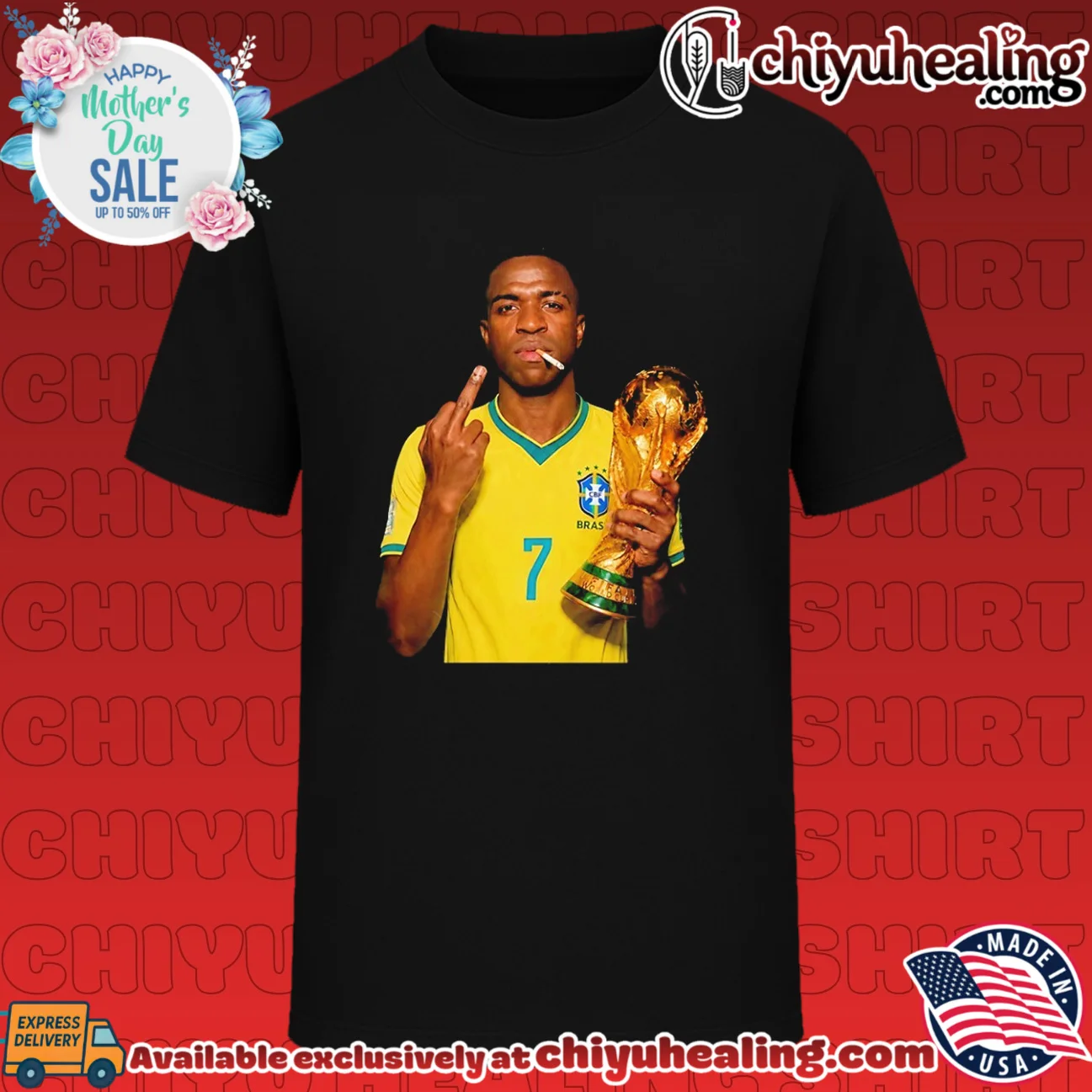 Vinicius Junior middle finger 2026 World Cup shirt & hoodie