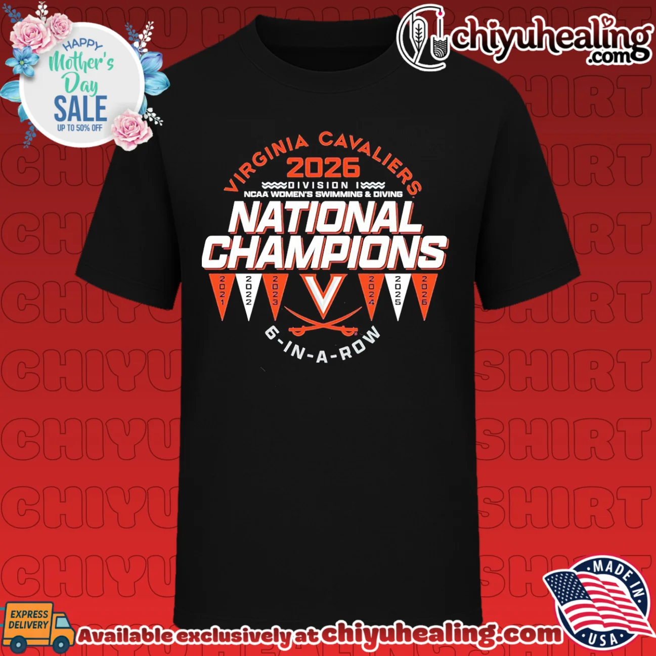 Virginia Cavaliers 2026 NCAA Women Swimming Diving National Champ