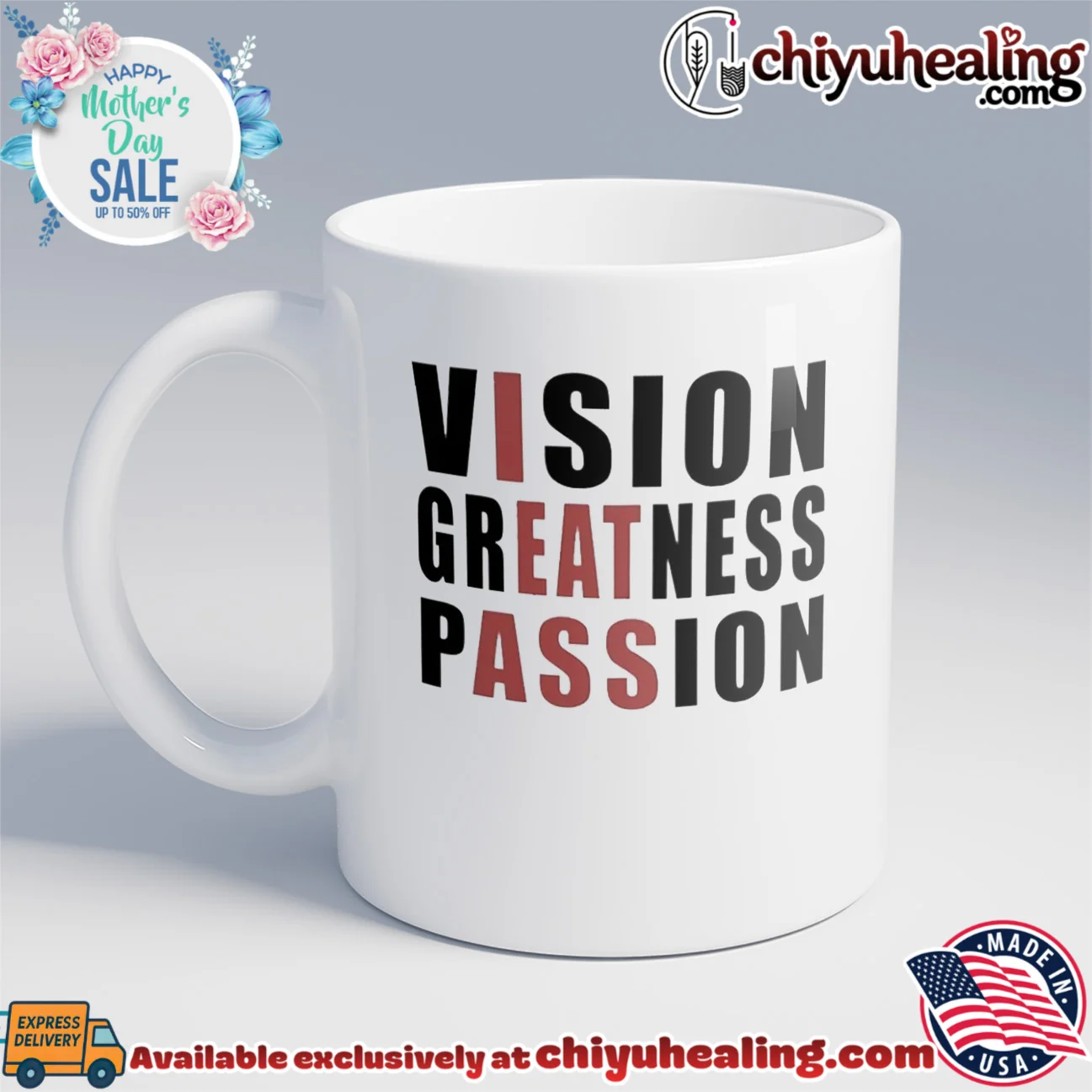 Vision Greatness Passion inspirational motivational shirt & hoodie Vision Greatness Passion inspirational motivational