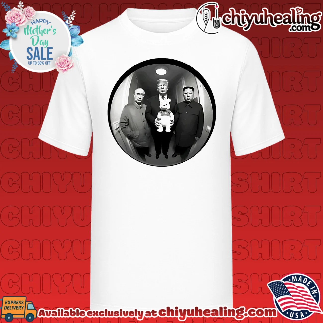 Vladimir Putin Donald Trump and Kim Jong Un holding toy vintage shirt & hoodie