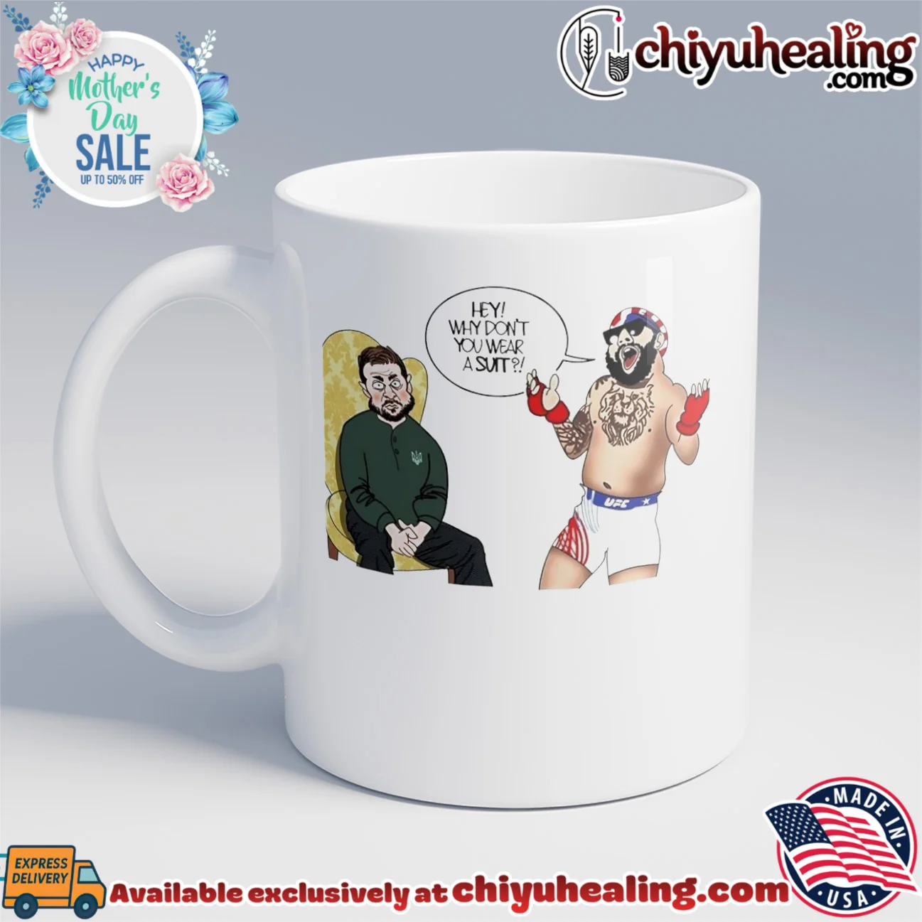 Volodymyr Zelenskyy and Colby Covington Why Don't You Wear a Suit Political Cartoon shirt & hoodie Volodymyr Zelenskyy and Colby Covington Why Don't You Wear a Suit Political Cartoon