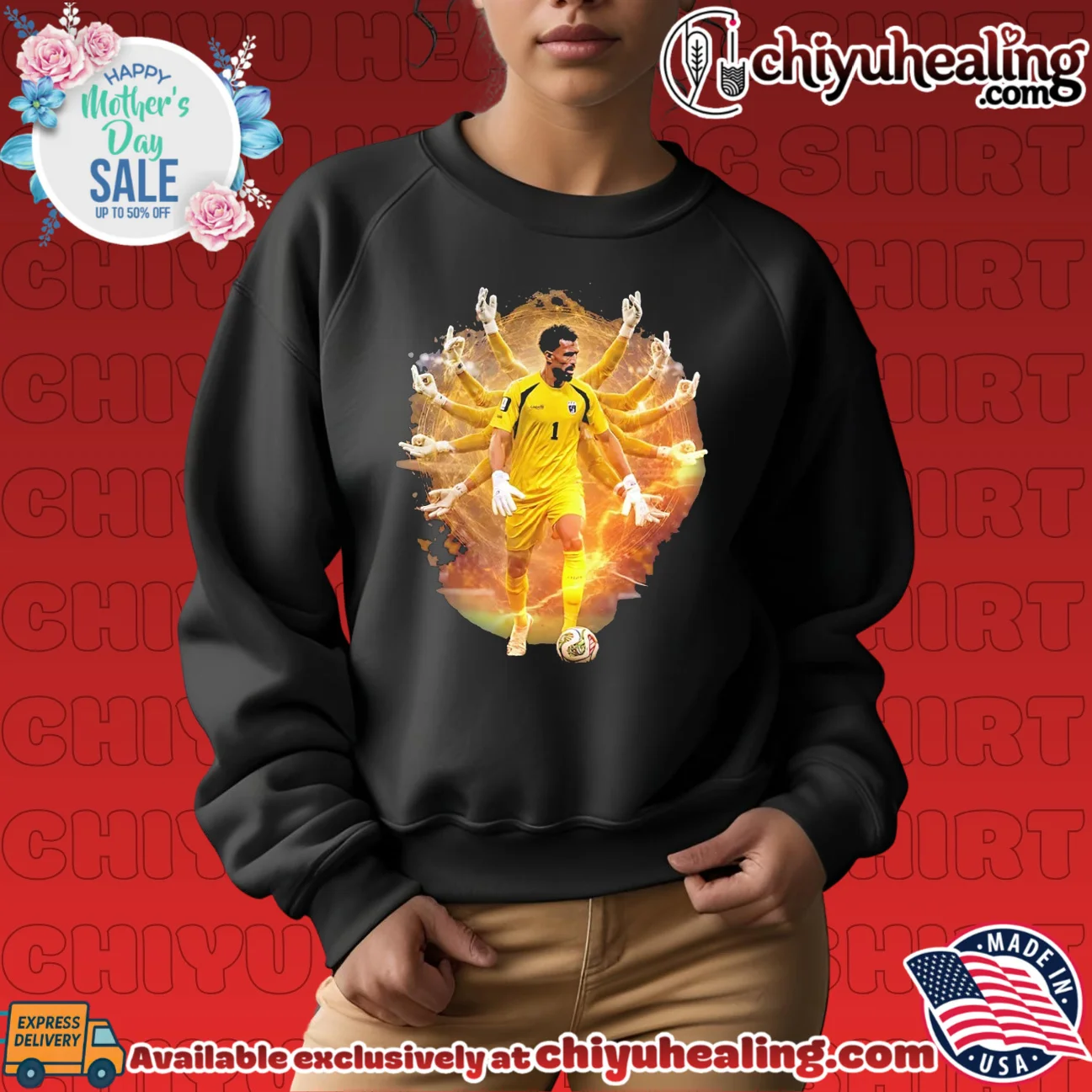 Vozinha Cape Verdean professional goalkeeper illustration prime shirt & hoodie - Premium Streetwear Vozinha Cape Verdean professional goalkeeper illustration