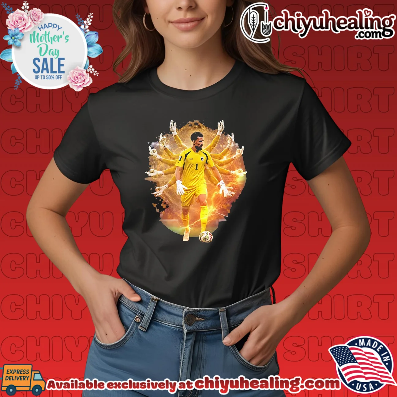 Vozinha Cape Verdean professional goalkeeper illustration prime shirt & hoodie - Premium Streetwear Vozinha Cape Verdean professional goalkeeper illustration