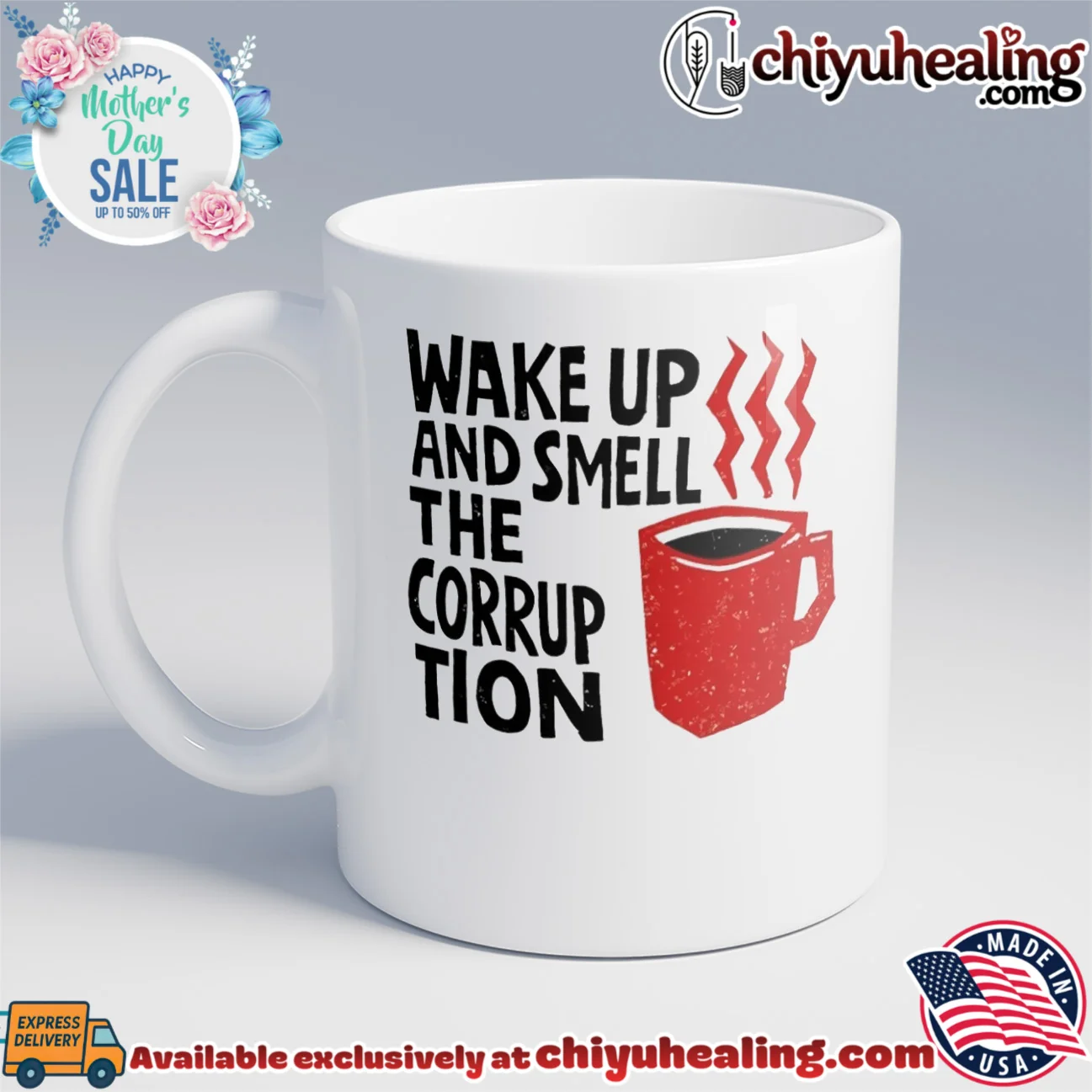 Wake up and smell the corruption graphic authentic shirt & hoodie | Official Style Drop Wake up and smell the corruption graphic