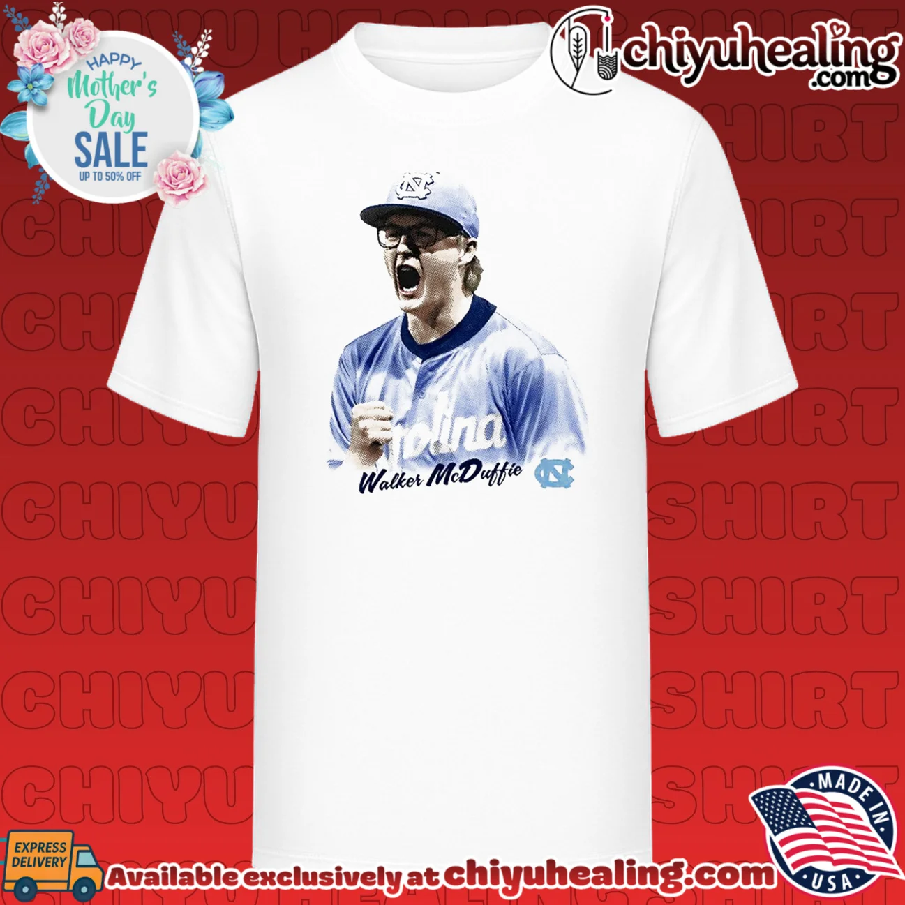 Walker McDuffie North Carolina Tar Heels Baseball