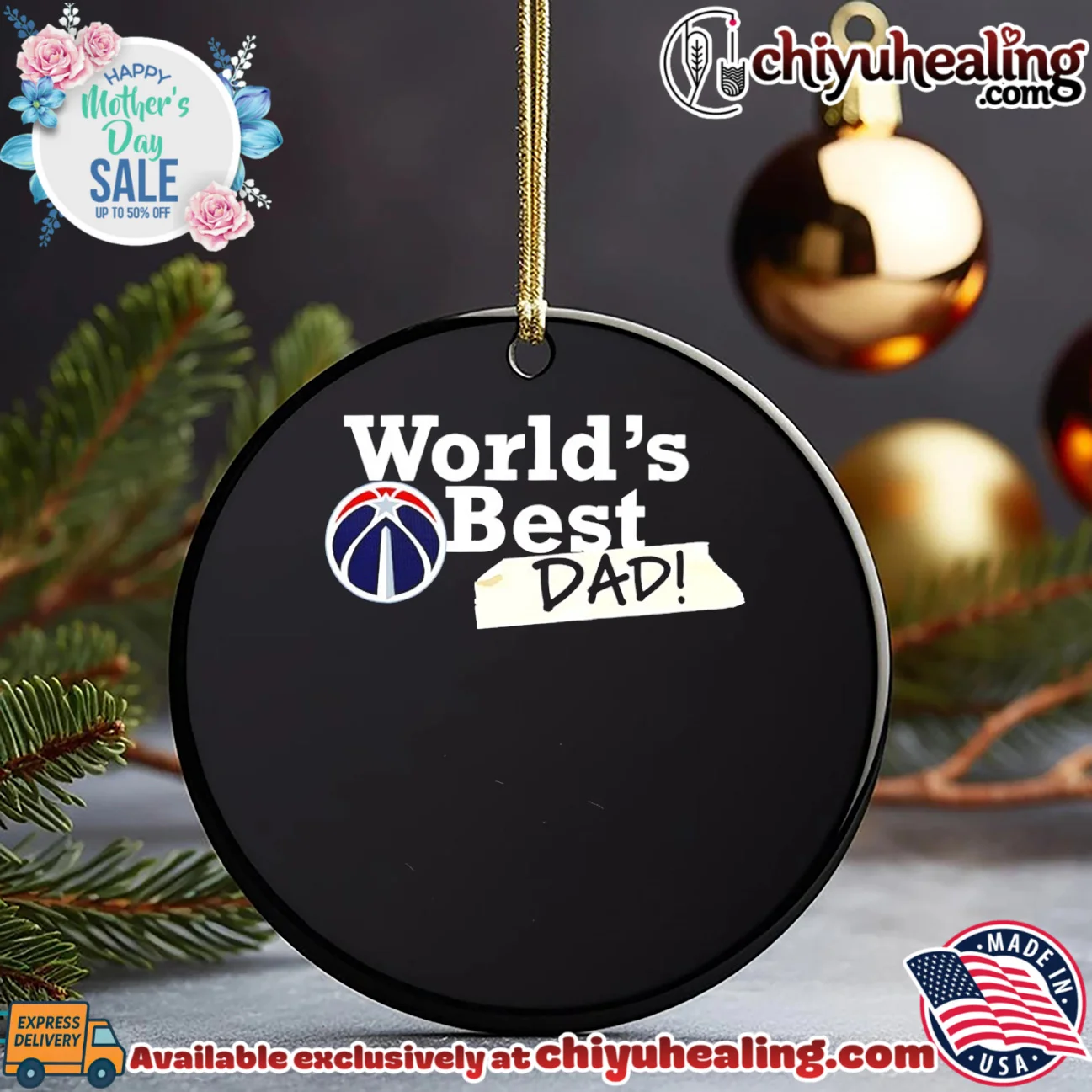 Washington Wizards World's Best Dad 2026 custom shirt & hoodie - Ultimate Tribute Merch Washington Wizards World's Best Dad 2026