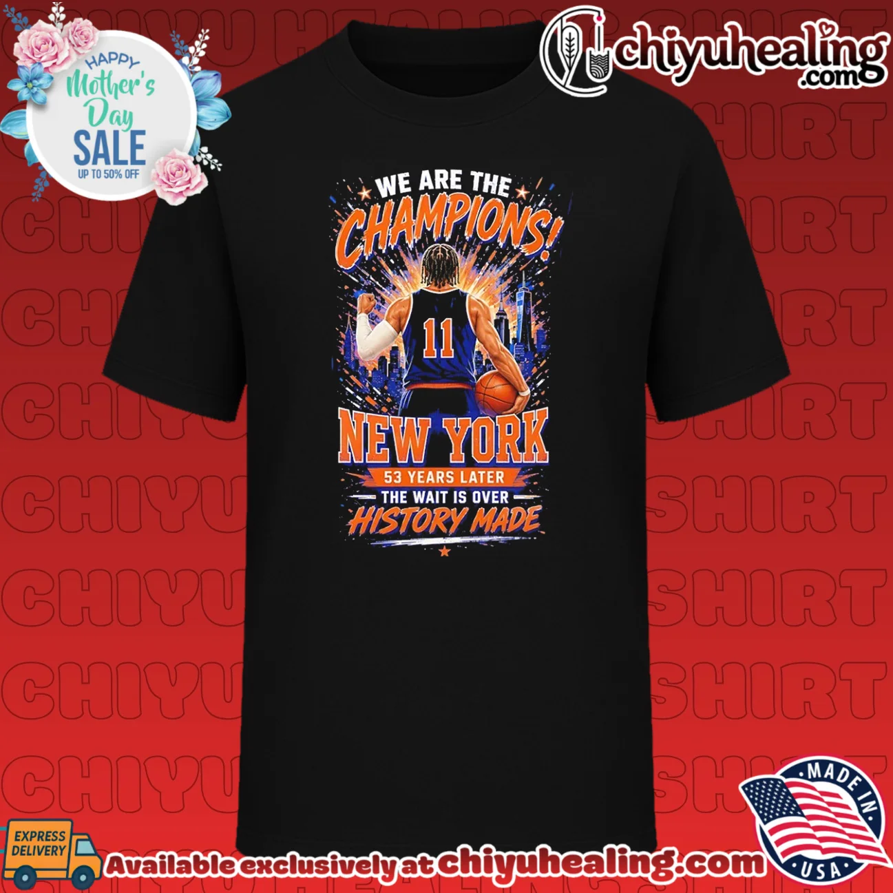 We are the champions New York 53 years later the wait is over history made Jalen Brunson posing