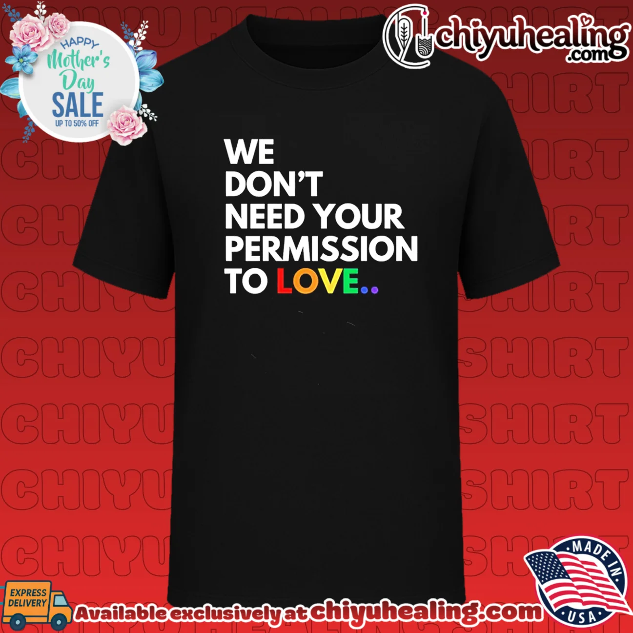 We don't need your permission to love rainbow text