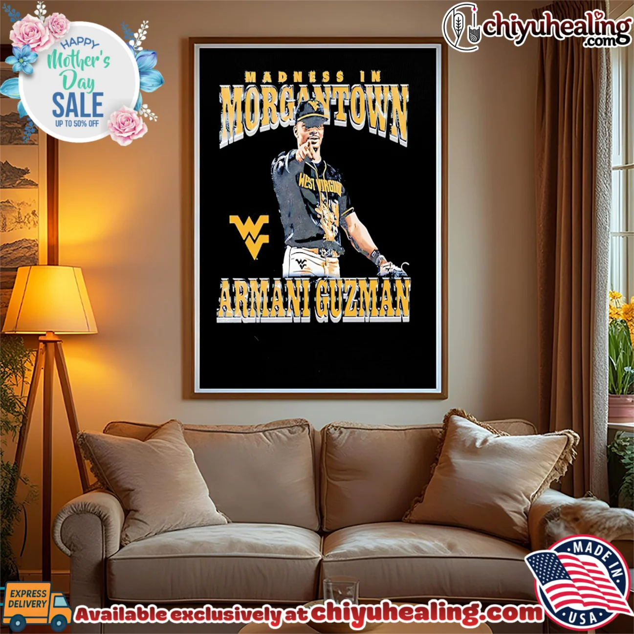 West Virginia Armani Guzman Madness in Morgantown hype shirt & hoodie - Ultimate Gift Edition West Virginia Armani Guzman Madness in Morgantown