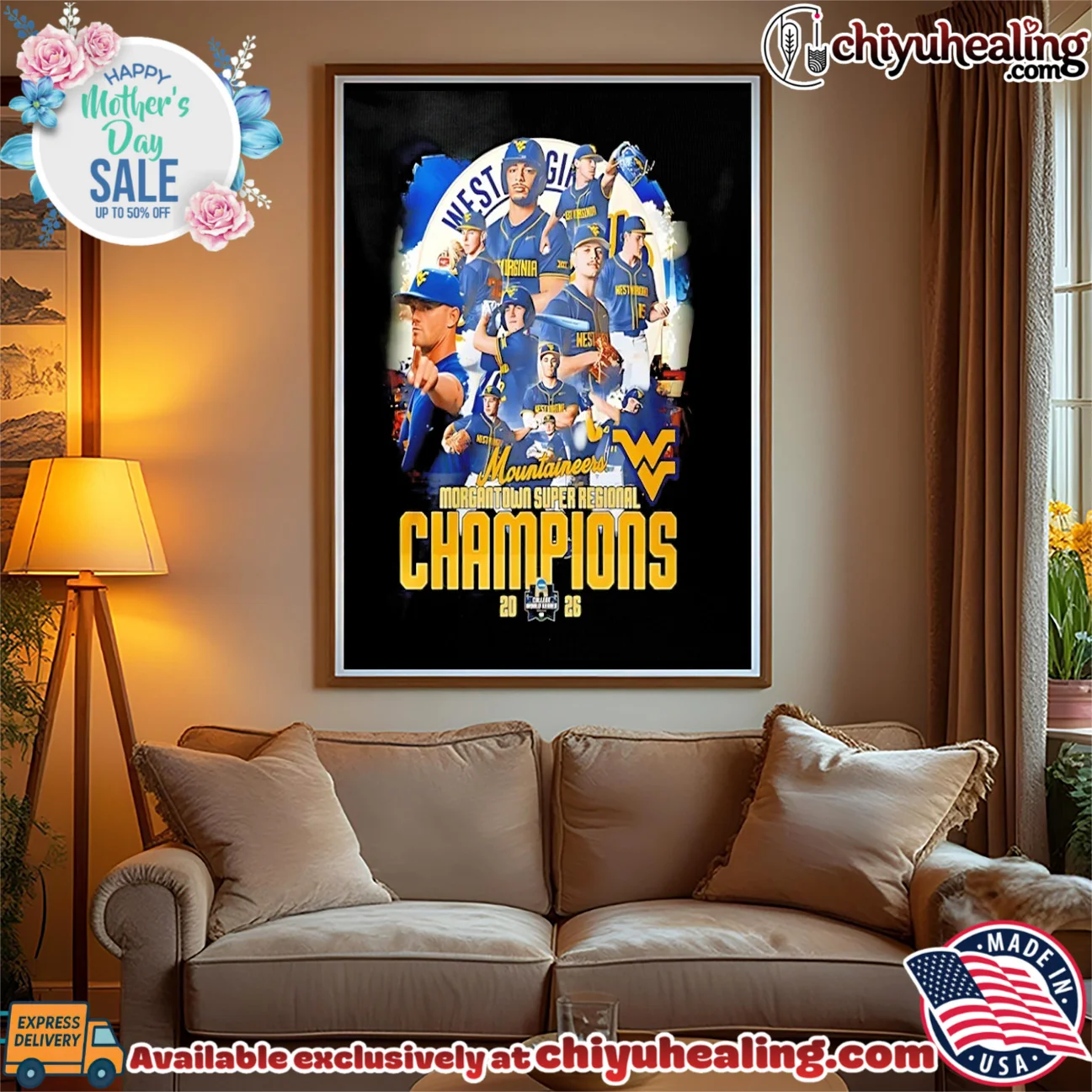 West Virginia Mountaineers 2026 Baseball Championship team collage masterpiece shirt & hoodie - Urban Fashion West Virginia Mountaineers 2026 Baseball Championship team collage