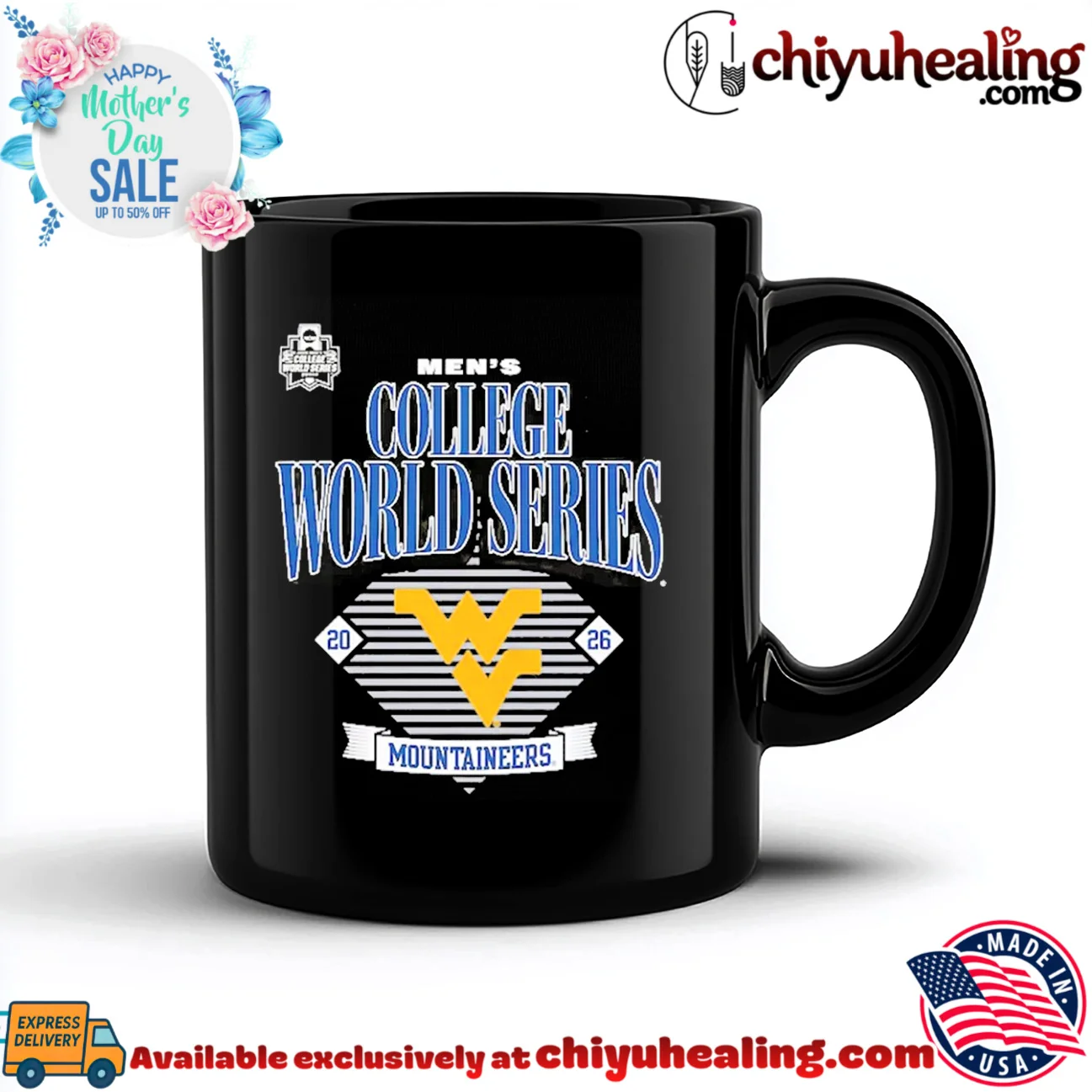 West Virginia Mountaineers 2026 NCAA Baseball Men's College World Series masterpiece shirt & hoodie - Everyday Fit West Virginia Mountaineers 2026 NCAA Baseball Men's College World Series