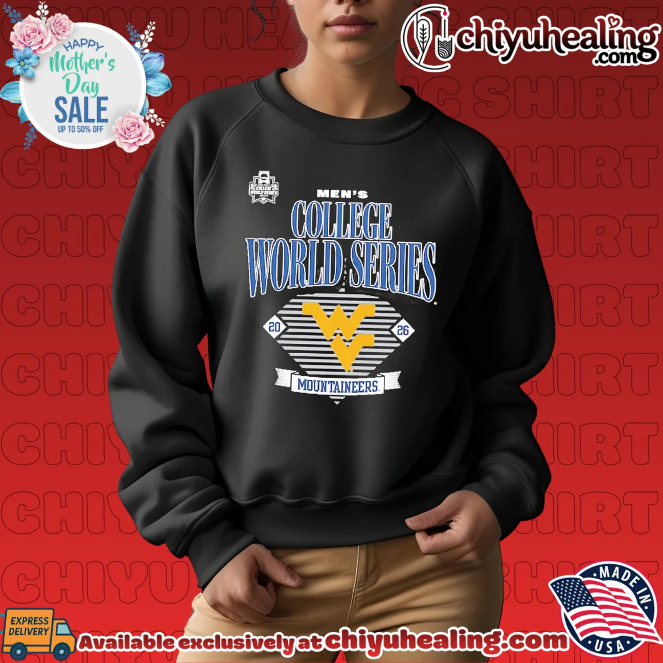 West Virginia Mountaineers 2026 NCAA Baseball Men's College World Series masterpiece shirt & hoodie - Everyday Fit West Virginia Mountaineers 2026 NCAA Baseball Men's College World Series