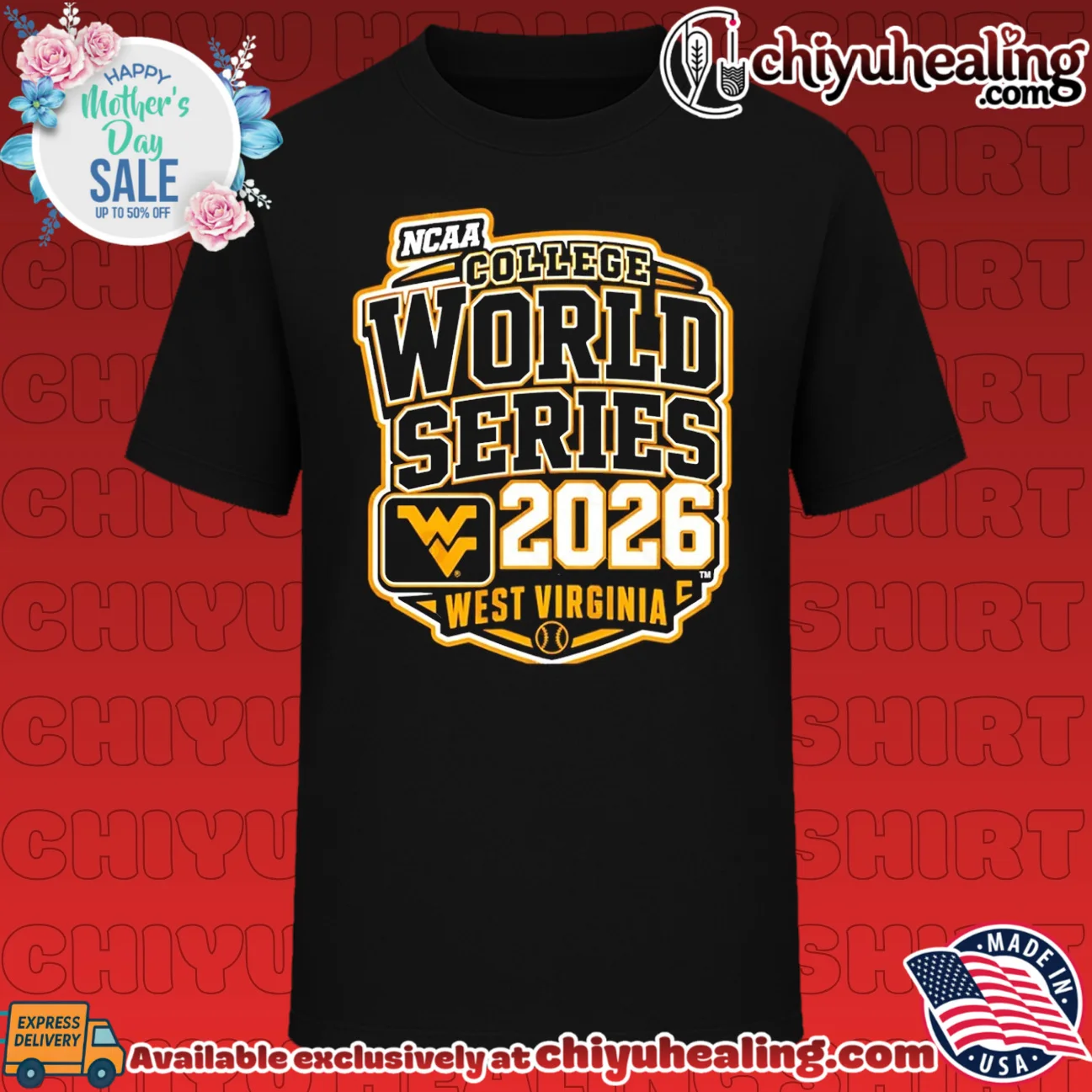 West Virginia Mountaineers Baseball 2026 NCAA College World Series shirt