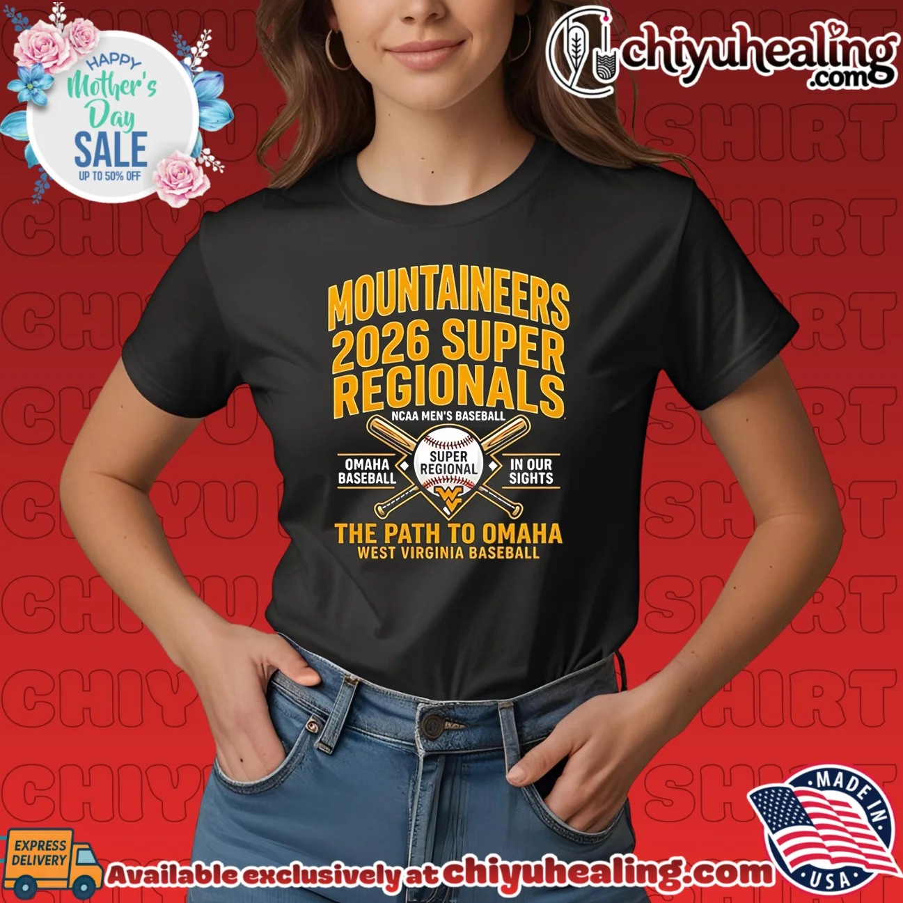 West Virginia Mountaineers College World Series 2026 logo custom shirt & hoodie | Gift Idea 2026 West Virginia Mountaineers College World Series 2026 logo