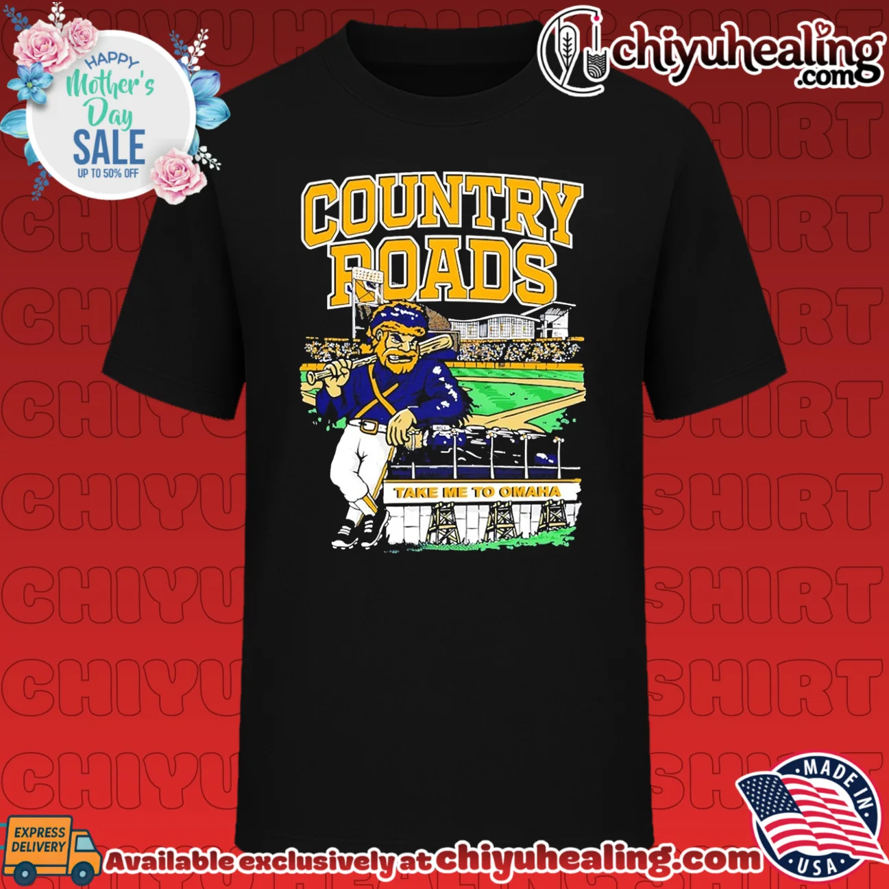West Virginia Mountaineers Country Roads Take Me To Omaha shirt