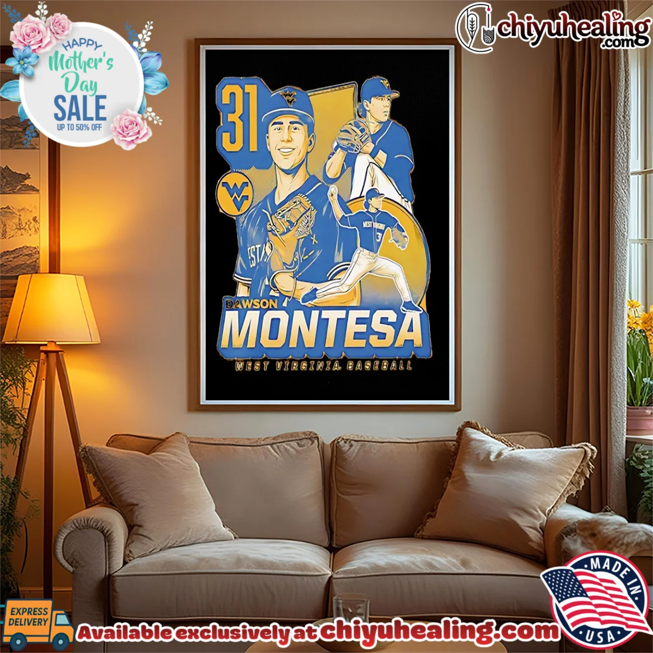 West Virginia Mountaineers Dawson Montesa number 31 vintage classic shirt & hoodie | Iconic Look West Virginia Mountaineers Dawson Montesa number 31 vintage