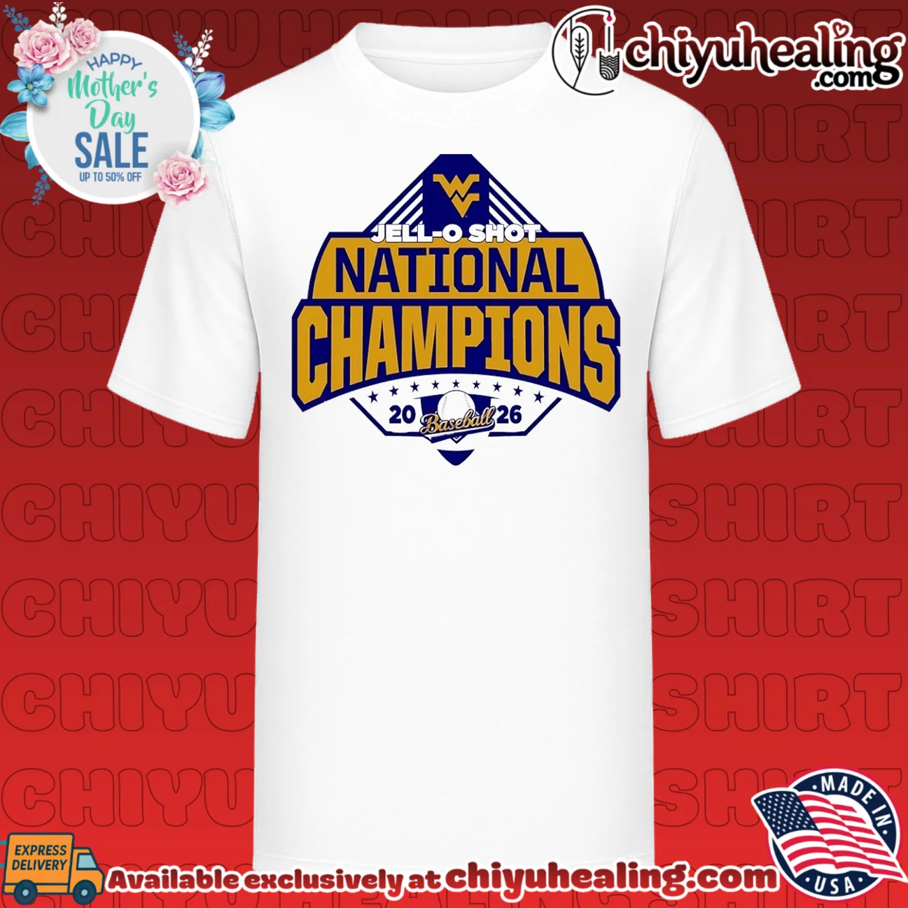 West Virginia Mountaineers Jell O shot Nation Champions 2026