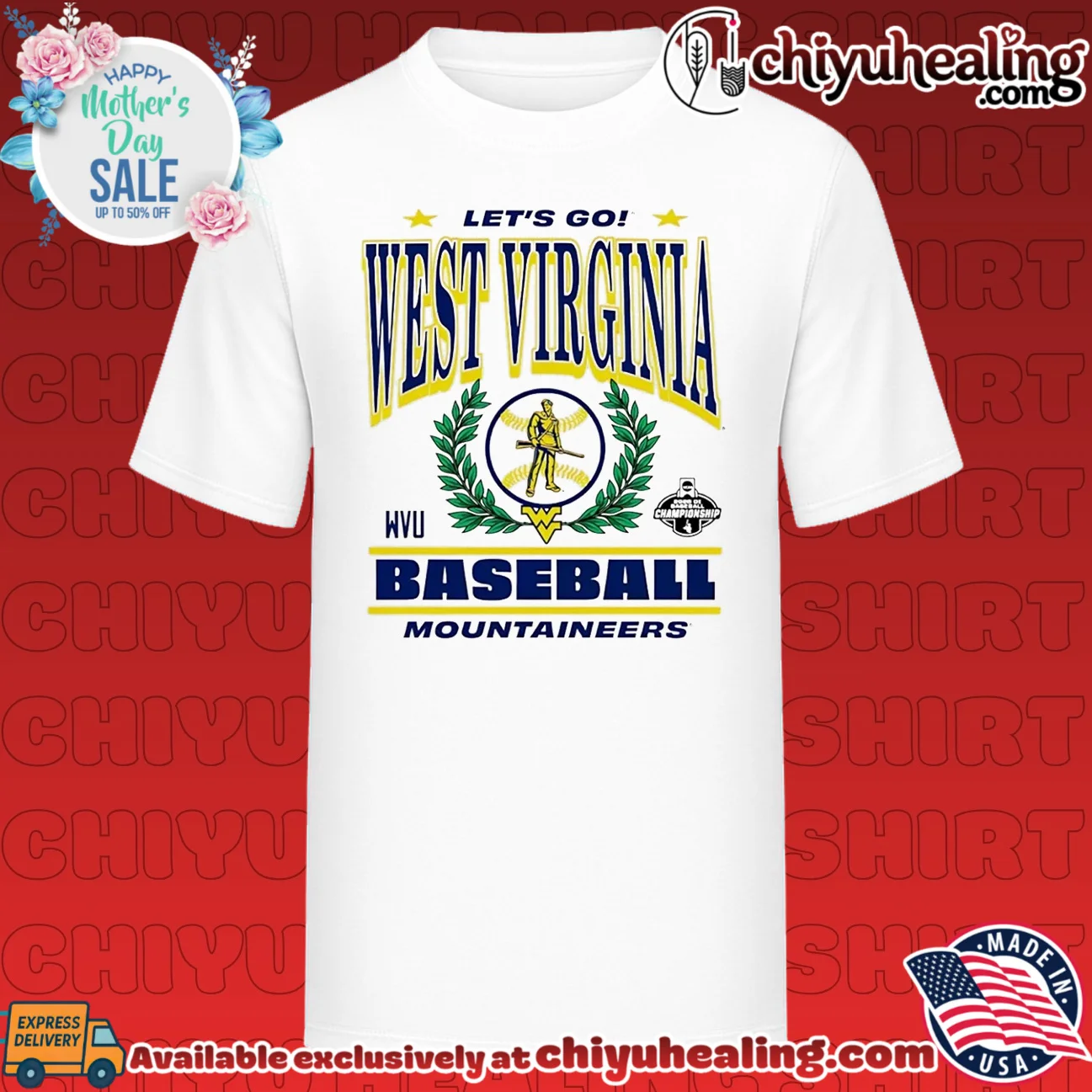 West Virginia Mountaineers Let's Go 2026 DI Baseball Championship