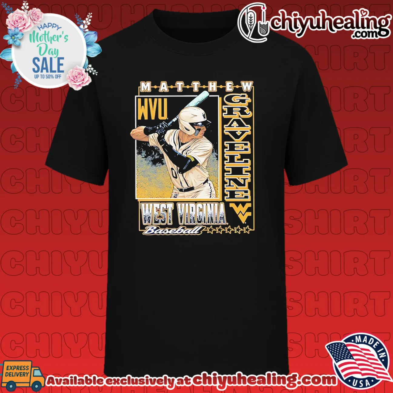 West Virginia Mountaineers Matthew Graveline posing vintage