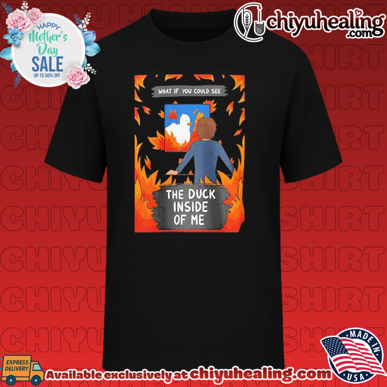 What if you could see the duck inside of me funny duck shirt & hoodie