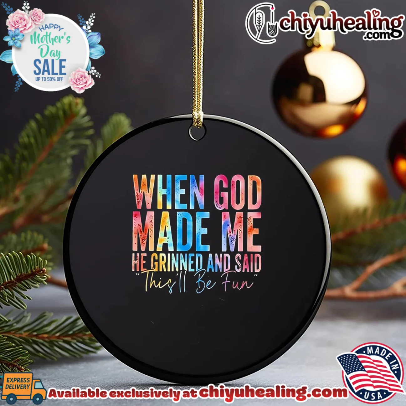 When God made me he grinned and said this'll be fun masterpiece shirt & hoodie - New Arrival When God made me he grinned and said this'll be fun