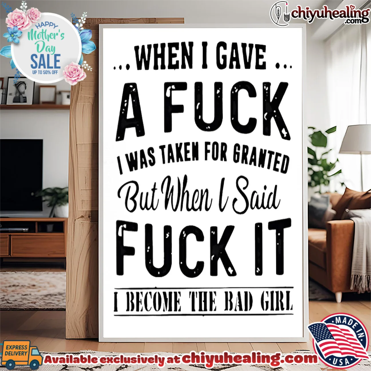 When I gave a fuck I was taken for granted but when I sad fuck it I become the bad girl shirt & hoodie When I gave a fuck I was taken for granted but when I sad fuck it I become the bad girl shirt & hoodie