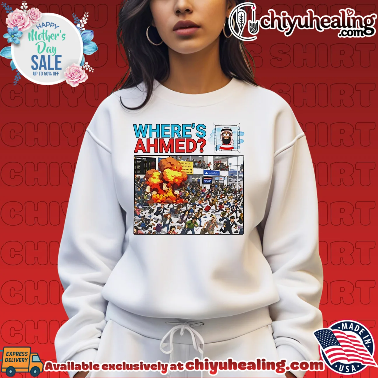 Where's ahmed satire dark humor shirt & hoodie Where's ahmed satire dark humor