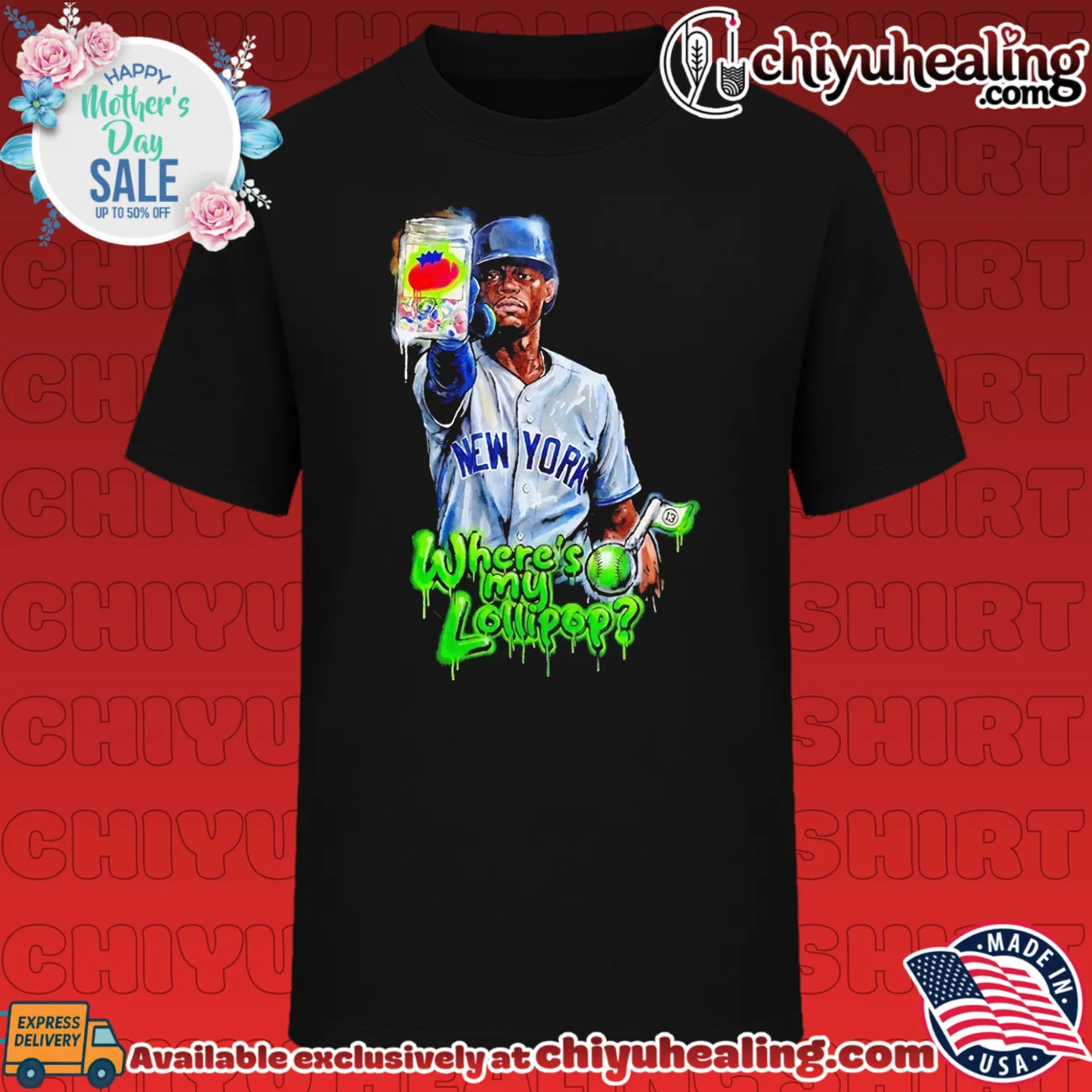 Where's My Lollipop New York Mets Baseball Player shirt & hoodie
