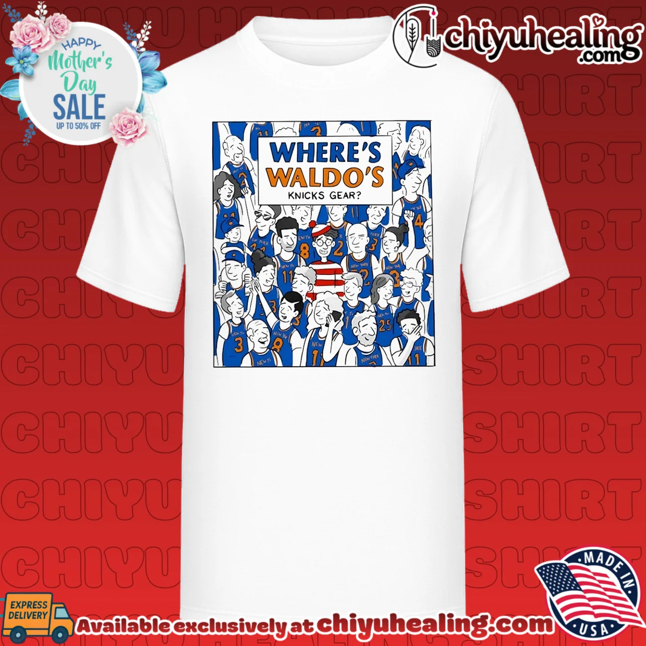 Where's Waldo's Knicks Gear fan paint