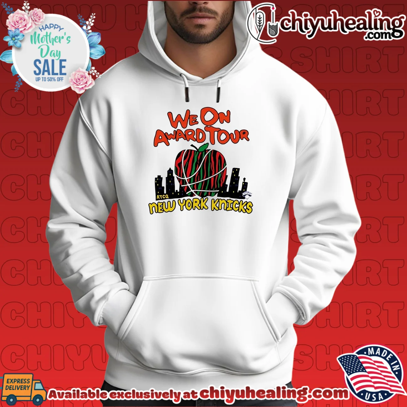 Whoopi Goldberg Wearing New York Knicks x A Tribe Called Quest Blue We On Award Tour prime shirt & hoodie | IP Merchandise Whoopi Goldberg Wearing New York Knicks x A Tribe Called Quest Blue We On Award Tour prime shirt & hoodie | IP Merchandise