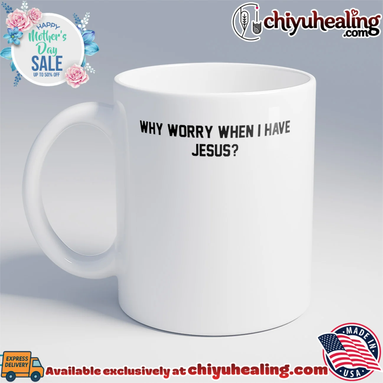Why Worry When I Have Jesus text retro shirt & hoodie | 2026 Edition Drop Why Worry When I Have Jesus text