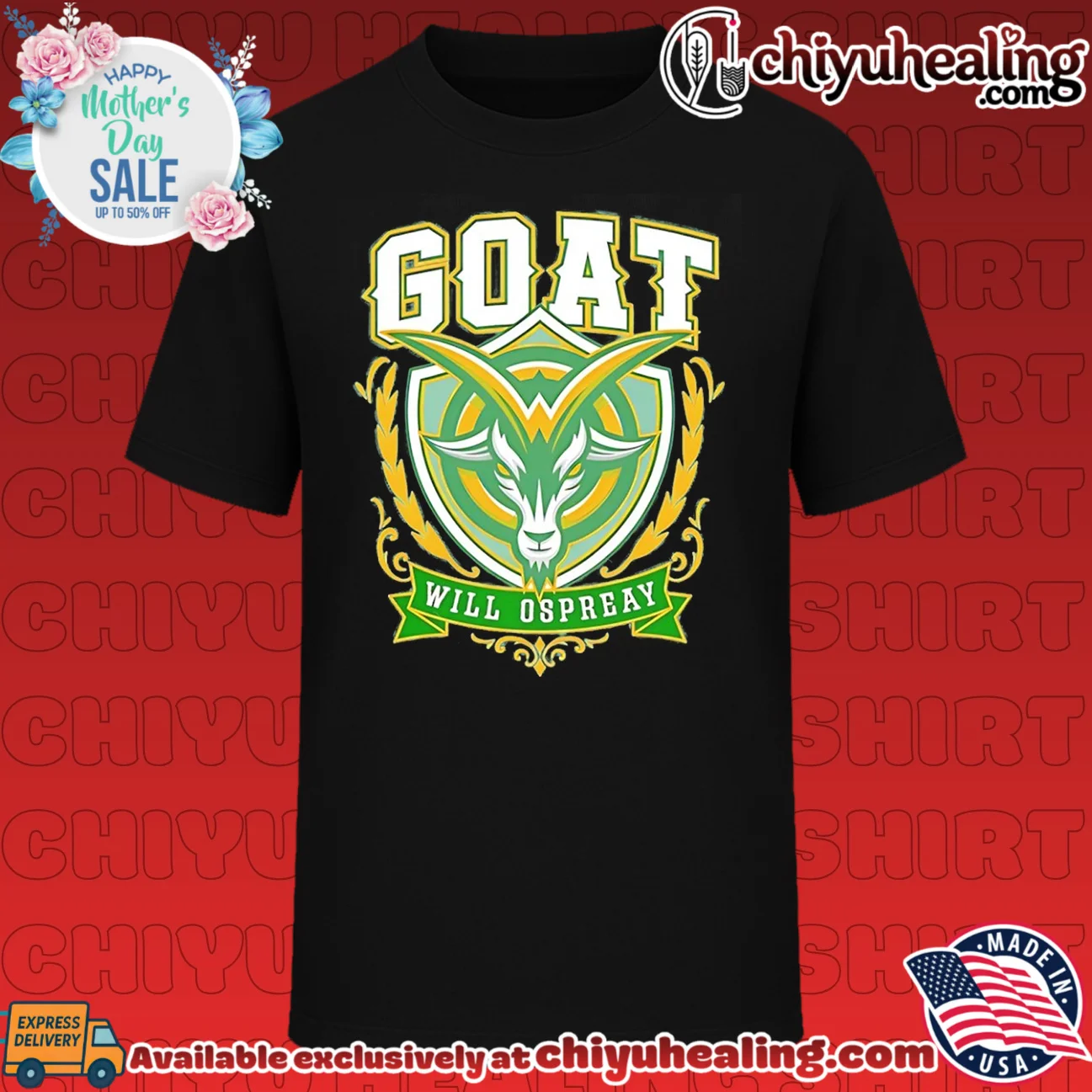 Will Ospreay The GOAT shirt & hoodie