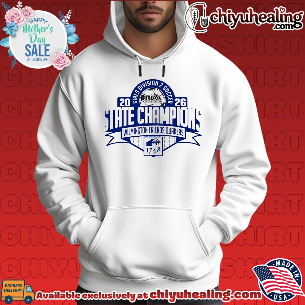 Wilmington Friends Quakers 2026 DIAA Girls Division 2 Soccer Champions shirt vintage shirt & hoodie | IP Merchandise Wilmington Friends Quakers 2026 DIAA Girls Division 2 Soccer Champions shirt vintage shirt & hoodie | IP Merchandise