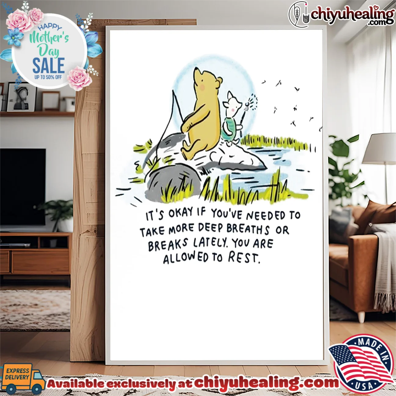 Winnie the pooh and piglet it is okay to rest shirt & hoodie Winnie the pooh and piglet it is okay to rest