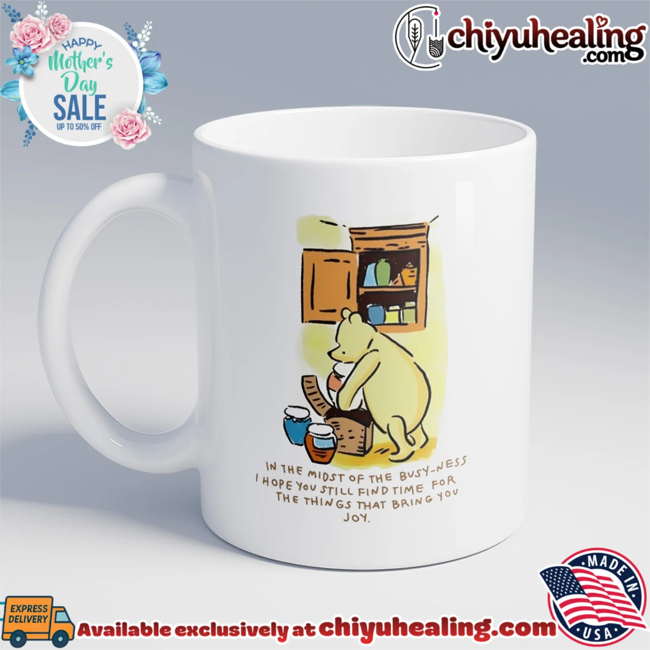 Winnie the pooh find time for the things that bring you joy shirt & hoodie Winnie the pooh find time for the things that bring you joy